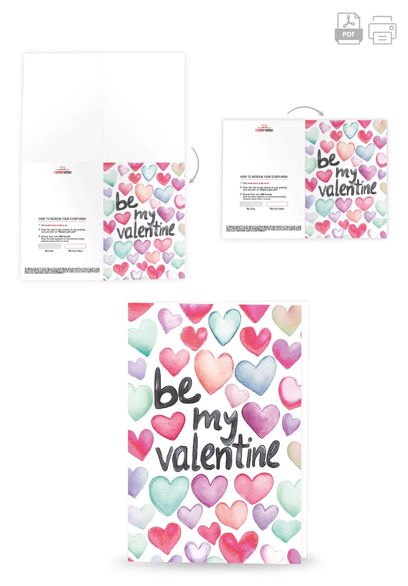 Be my Valentine - Hearts PDF - Image 4