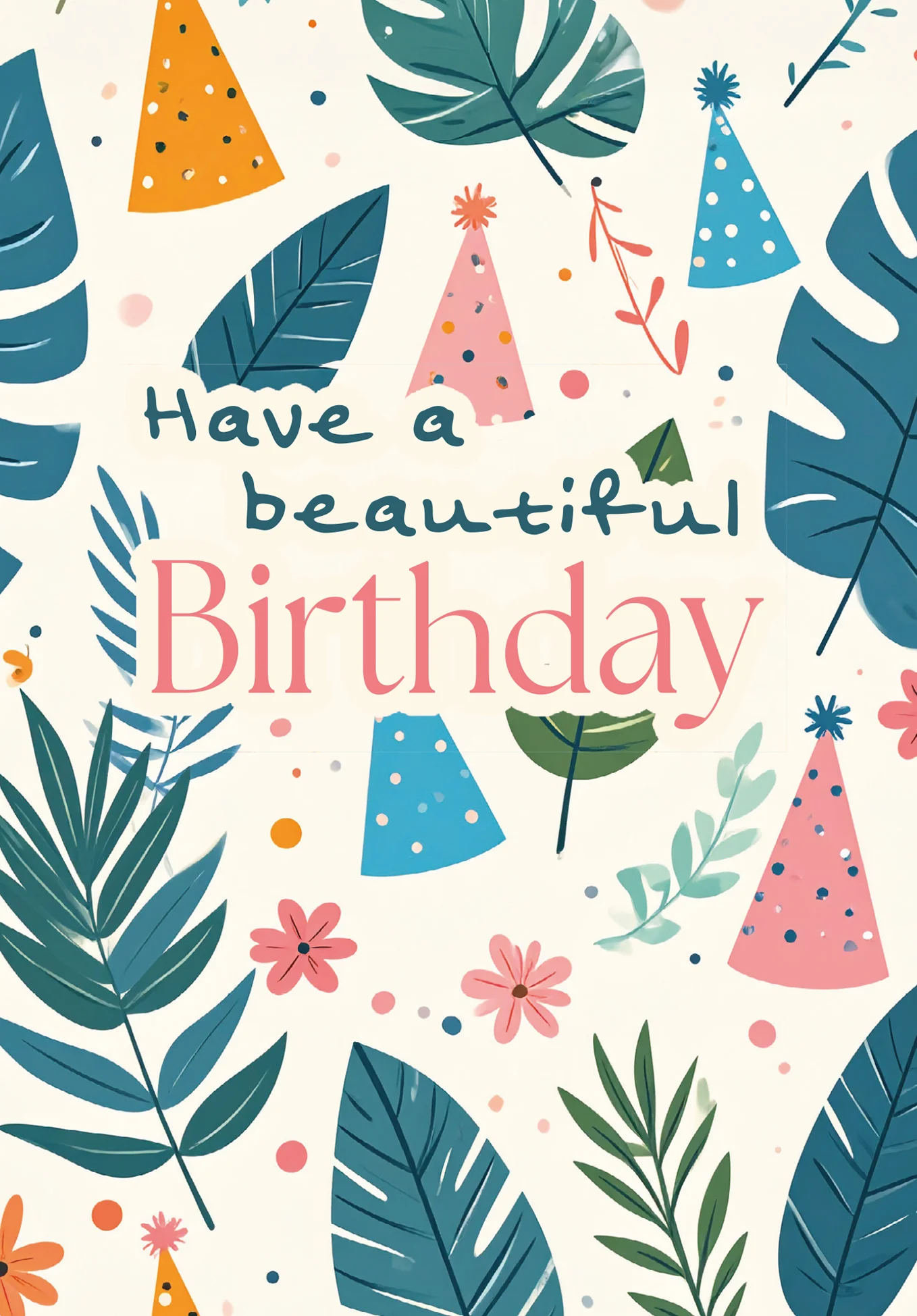 Beautiful Birthday - Party leaves - Image 2
