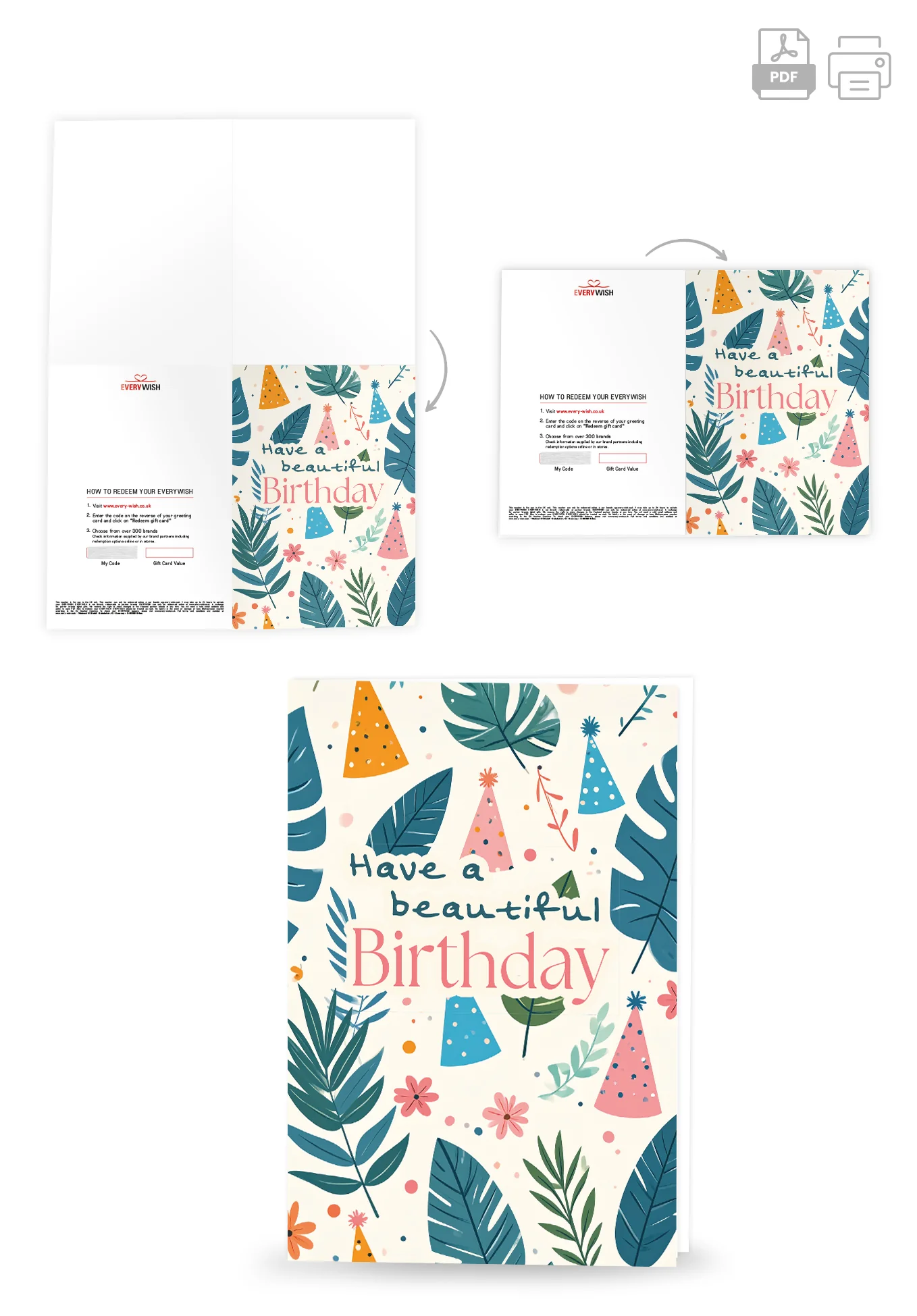 Beautiful Birthday - Party leaves - Image 4