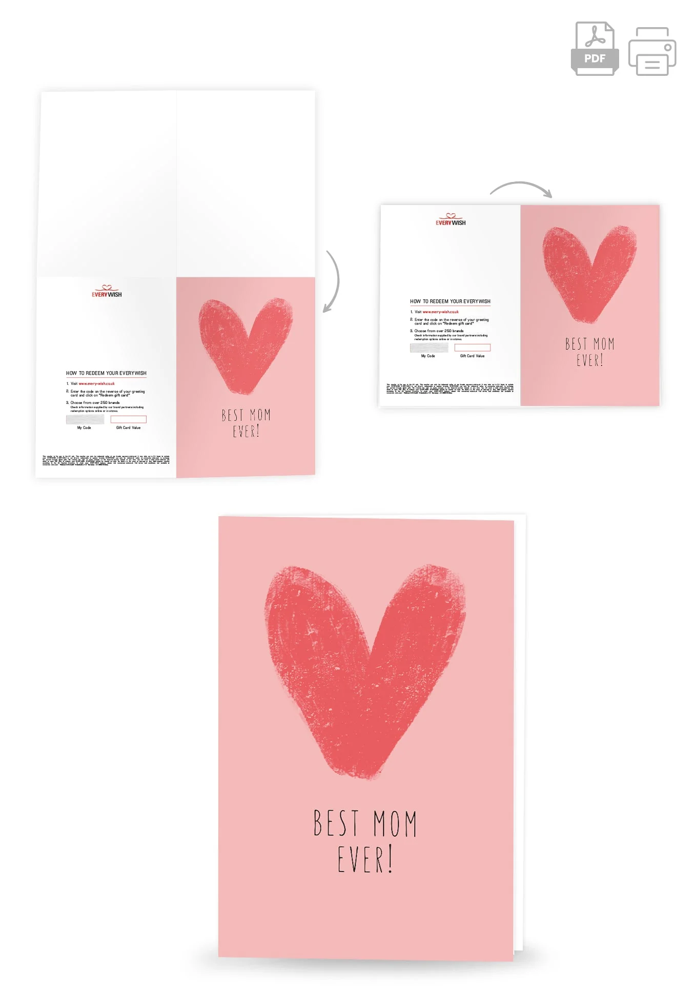 Best Mum ever - Heart PDF - Image 4