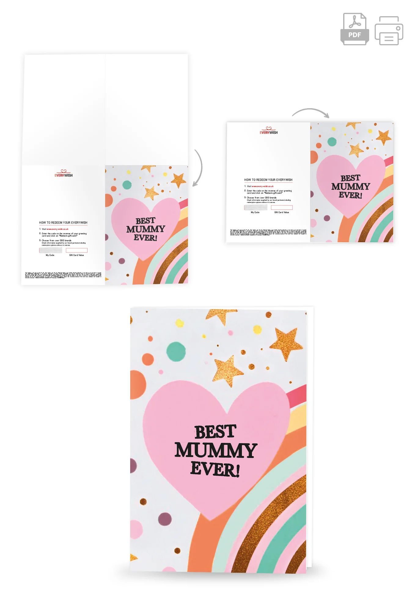 Best Mummy - Heart Rainbow - Image 4