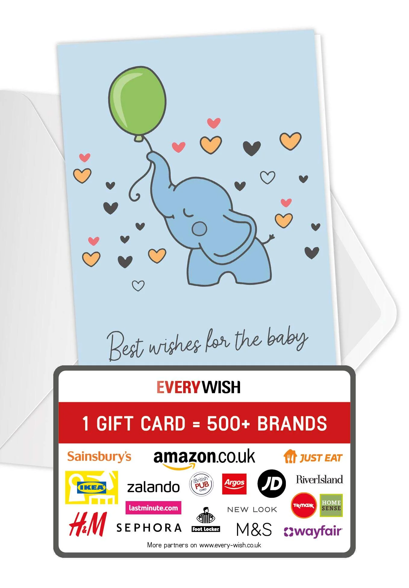 Best Wishes Baby - Elephant PDF