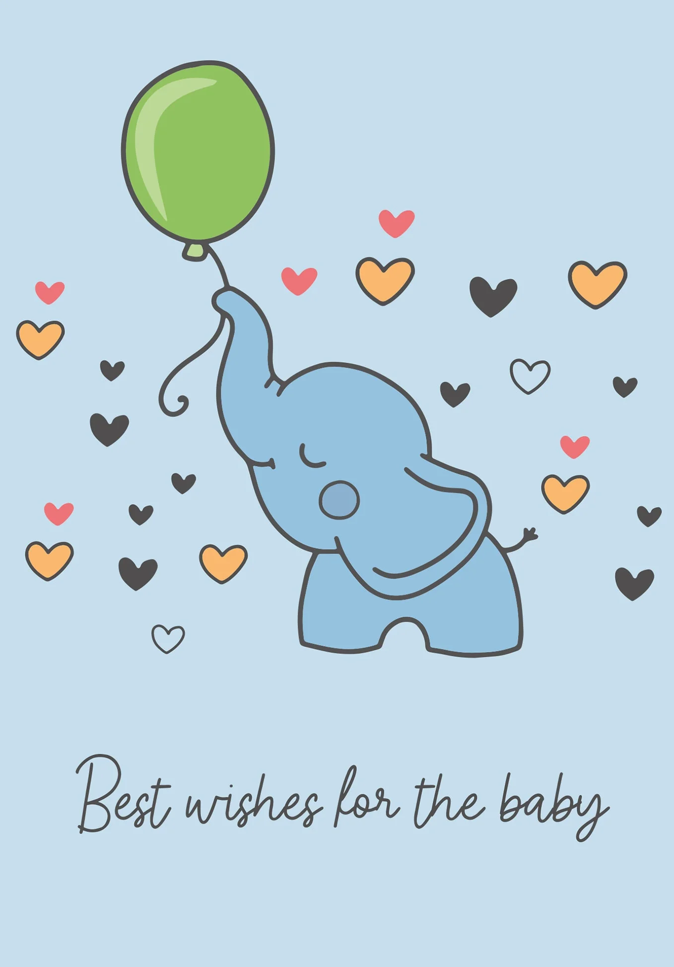 Best Wishes Baby - Elephant PDF - Image 2