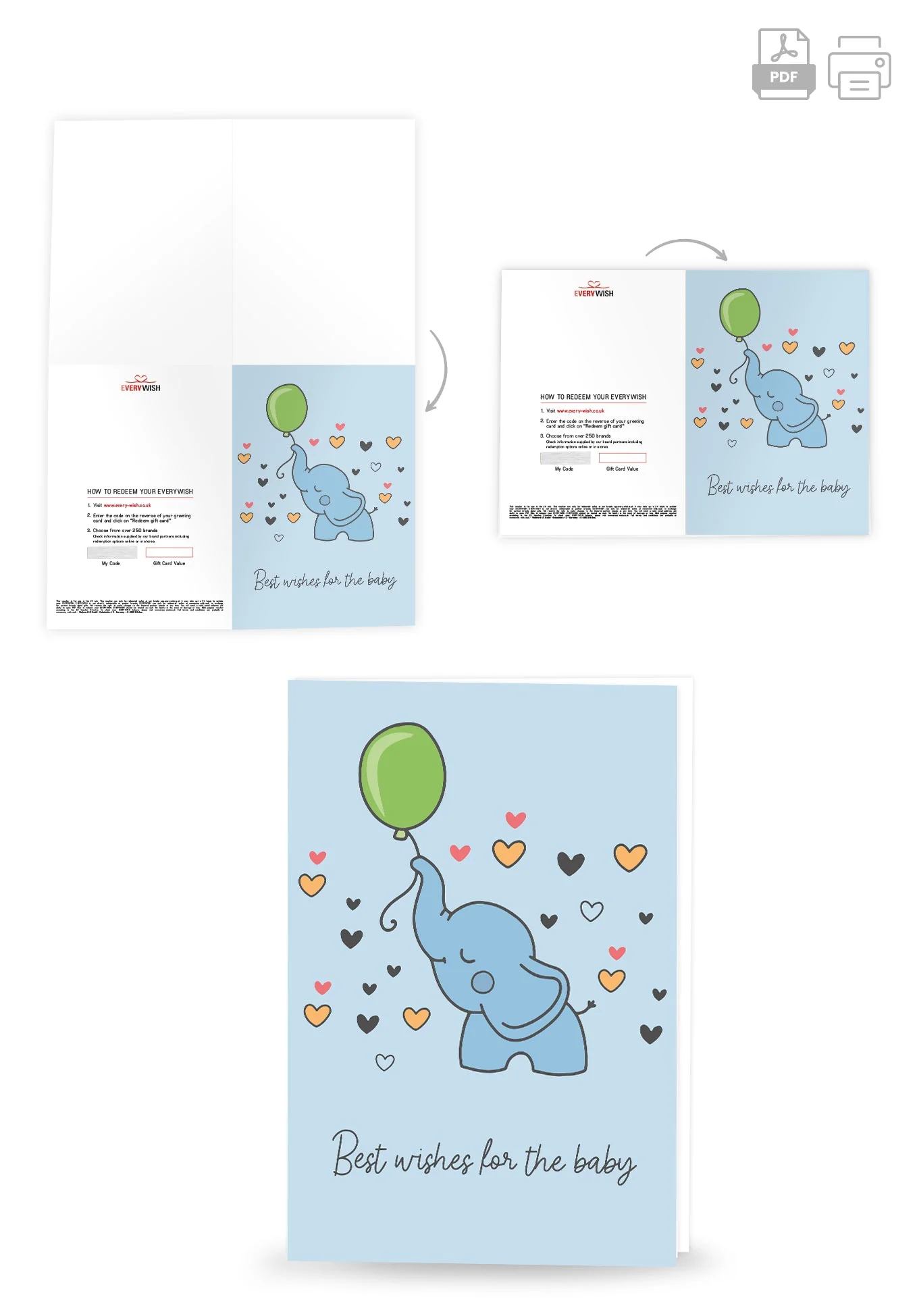 Best Wishes Baby - Elephant PDF - Image 4