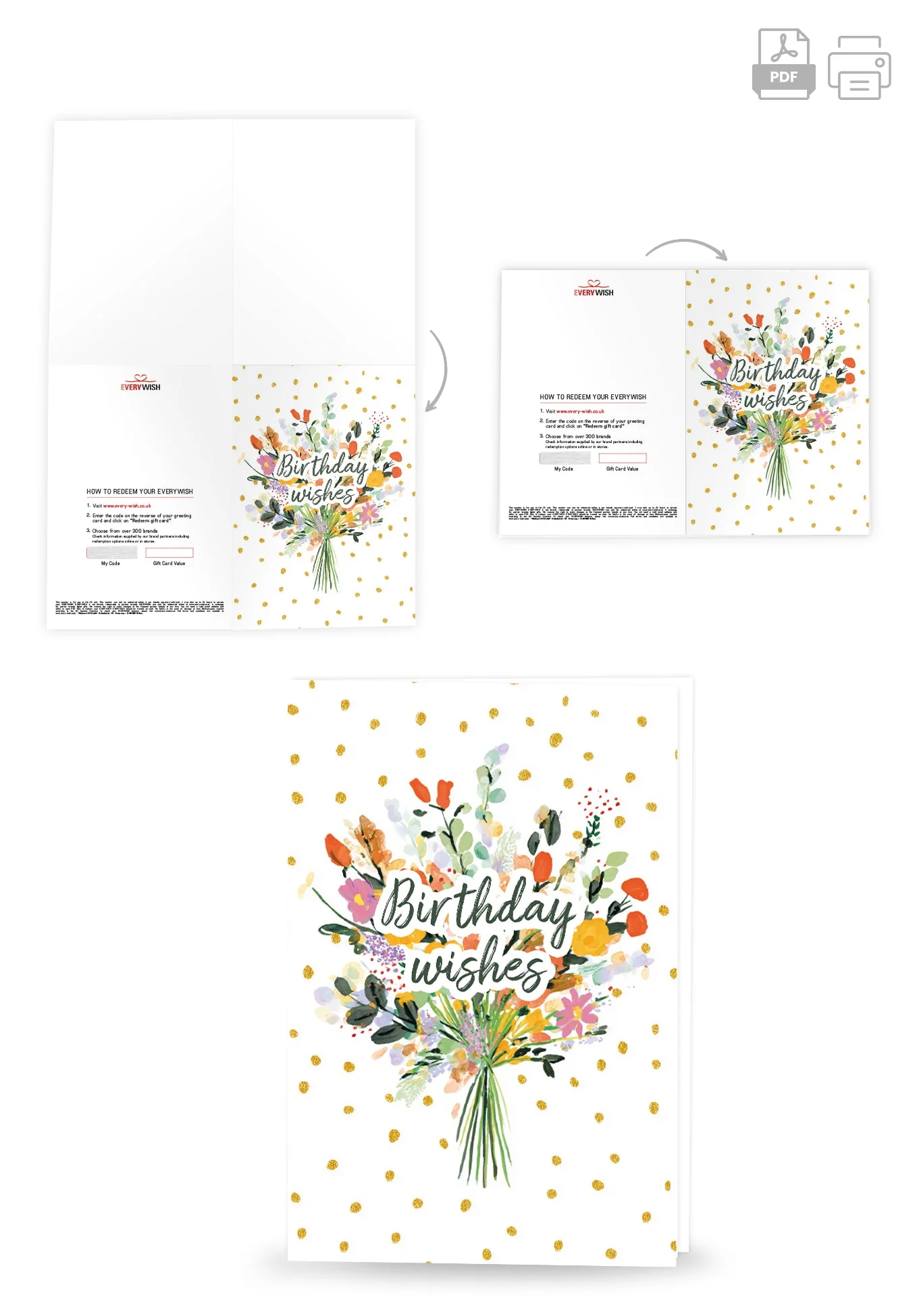 Birthday Wishes - Bouquet Dots PDF - Image 4