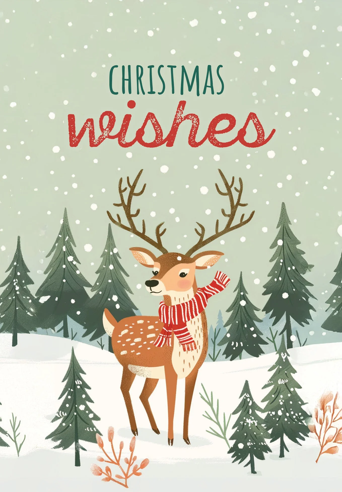 Christmas Wishes - Reindeer PDF - Image 2