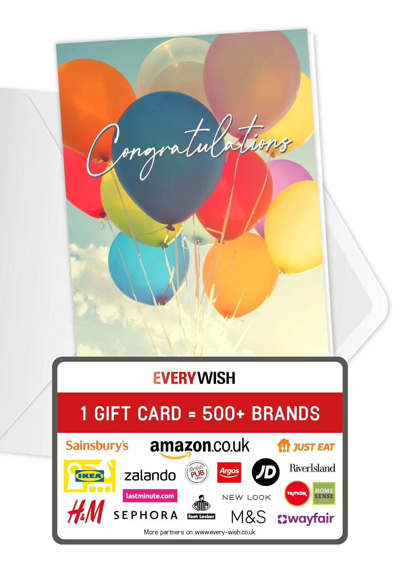 Congratulations - Colourful balloons PDF