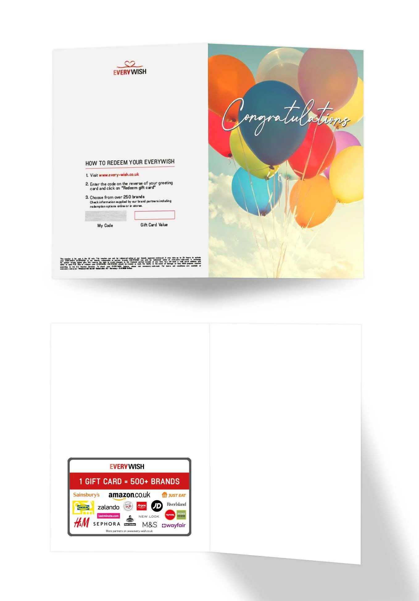 Congratulations - Colourful balloons PDF - Image 3