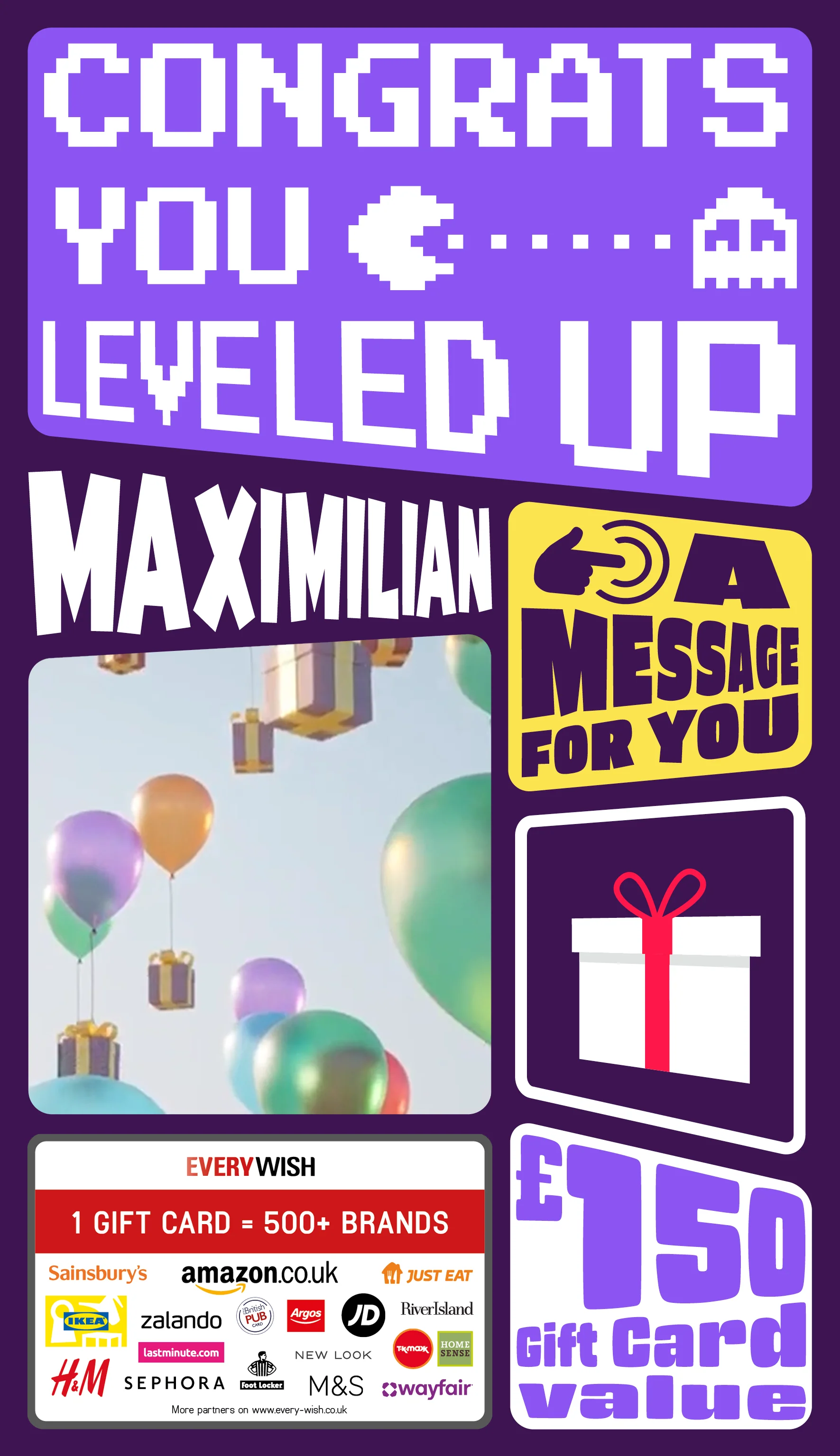 Digital - Congrats - Leveled Up