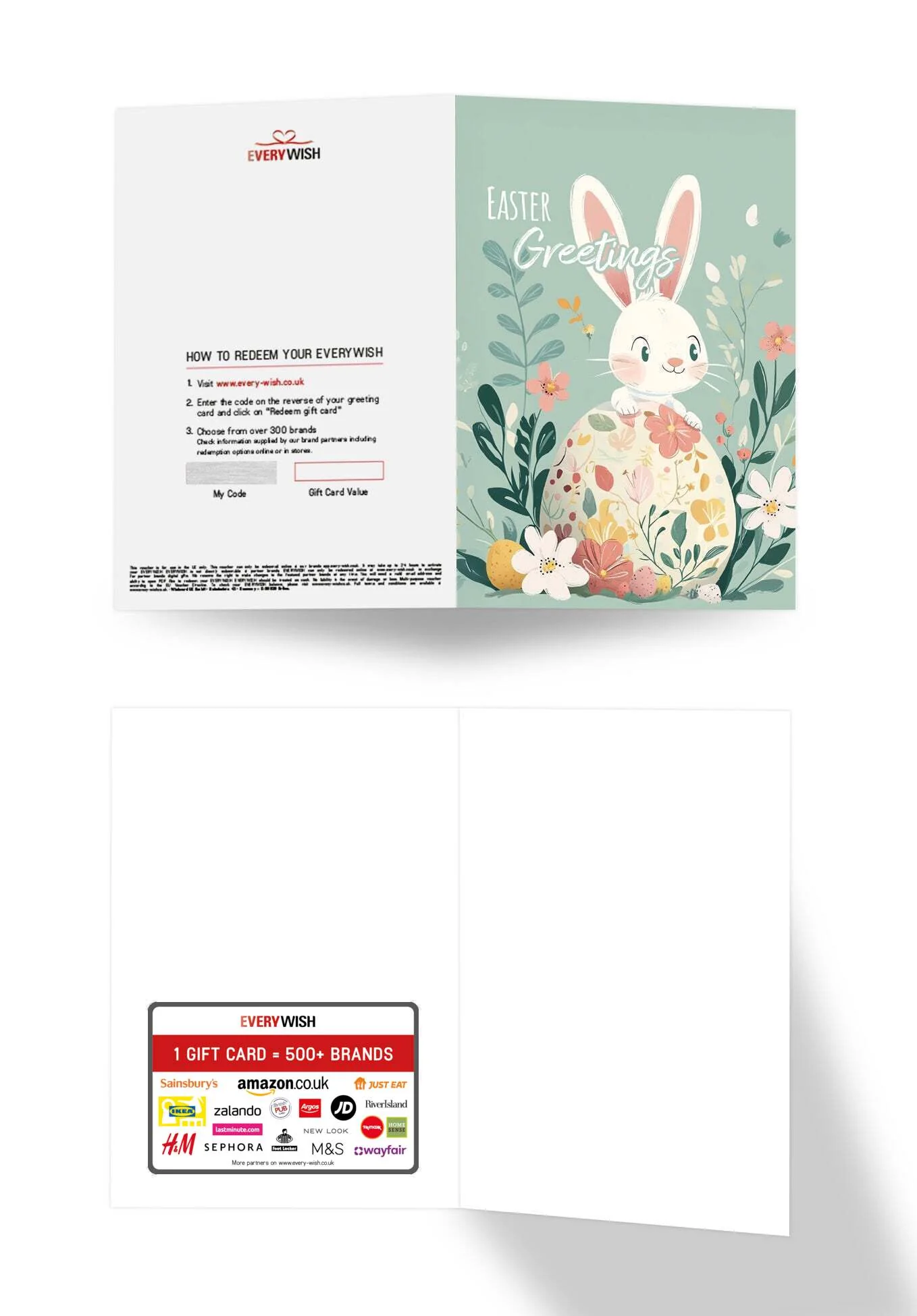 Easter Greetings - Bunny Turquoise PDF - Image 3