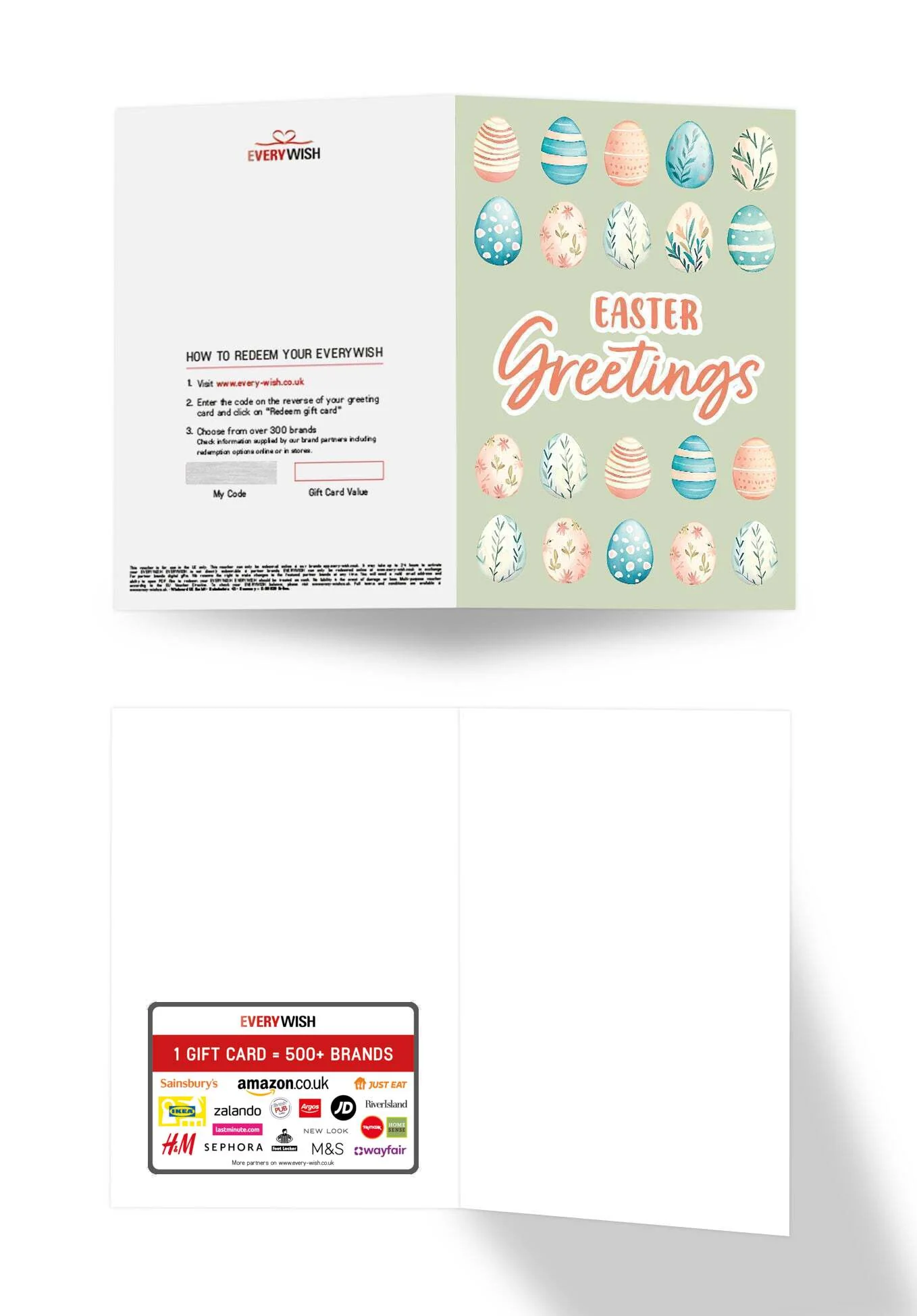 Easter Greetings - Egg Pattern Green - Image 3
