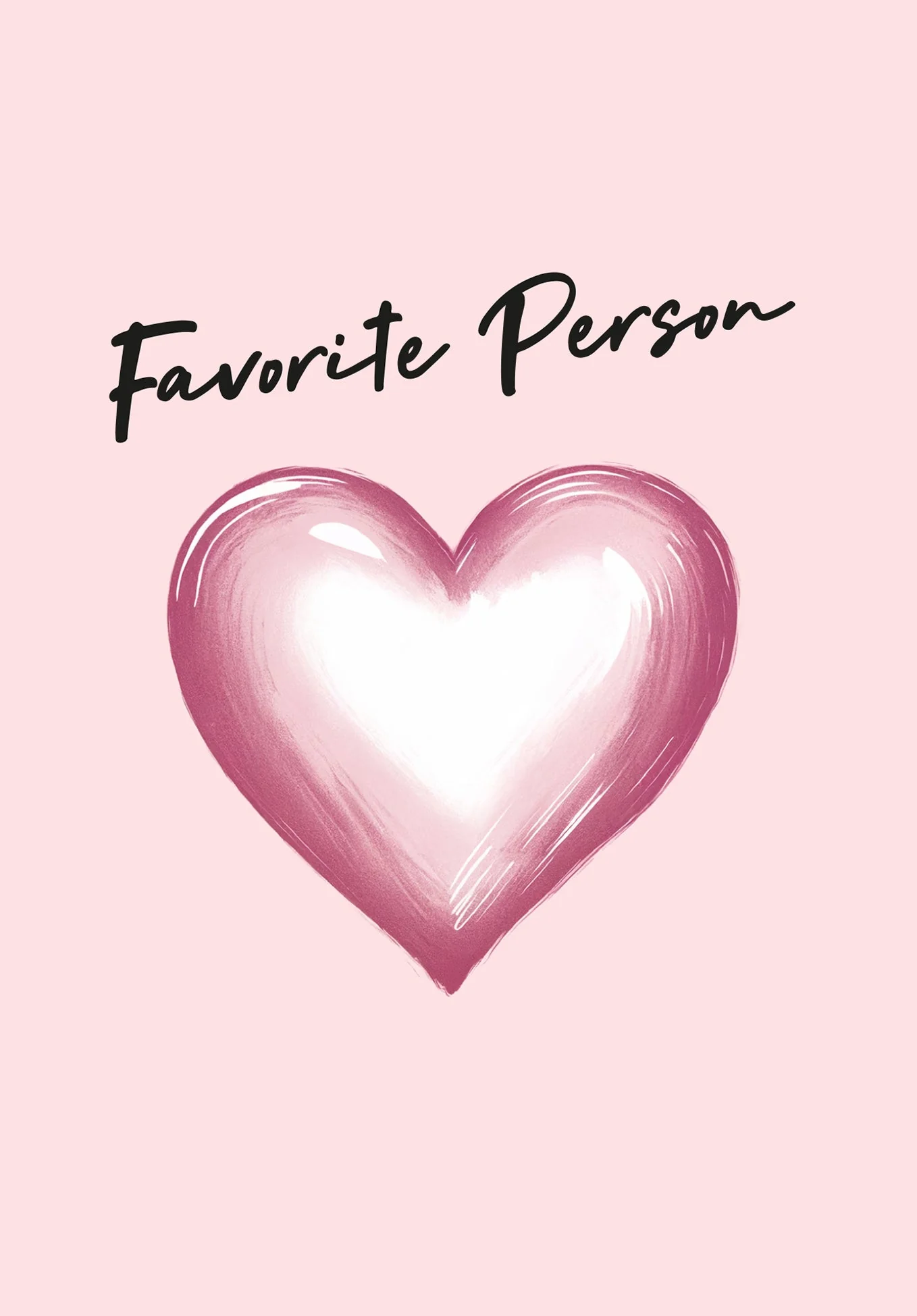 Favourite person - Pink heart PDF - Image 2