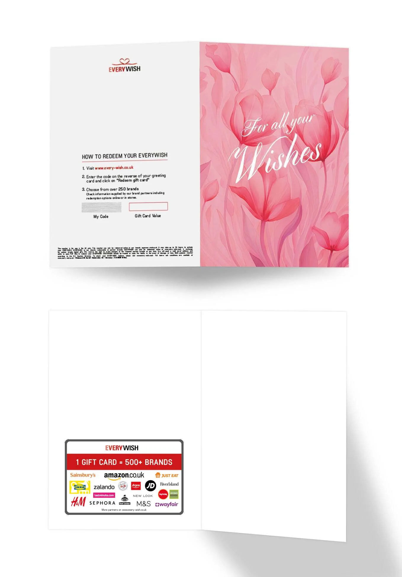 For all your wishes - Pink Flowers - Image 3