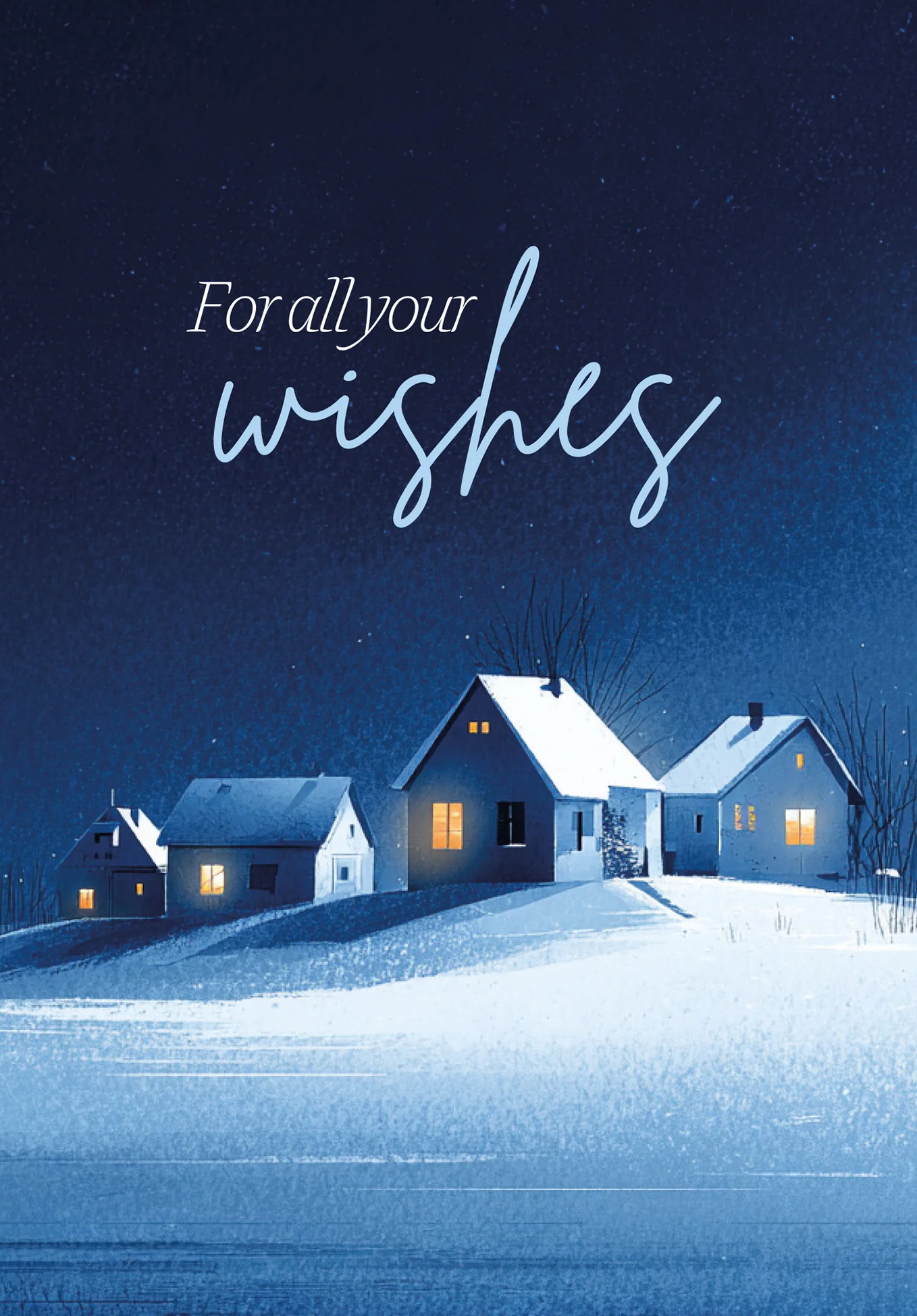 For all your wishes - Winter Town Blue - Image 2