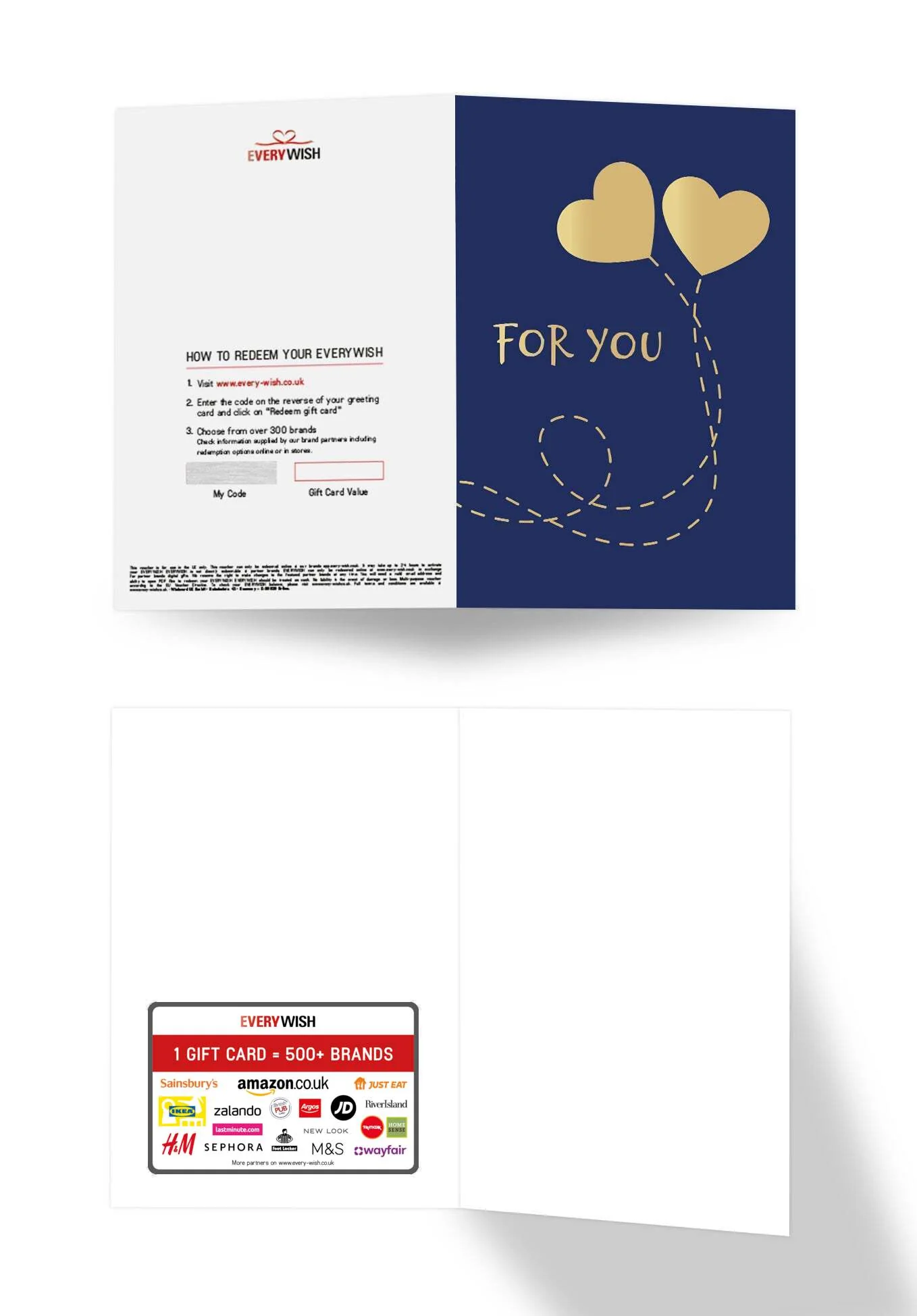 For you - Hearts Blue Gold - Image 3