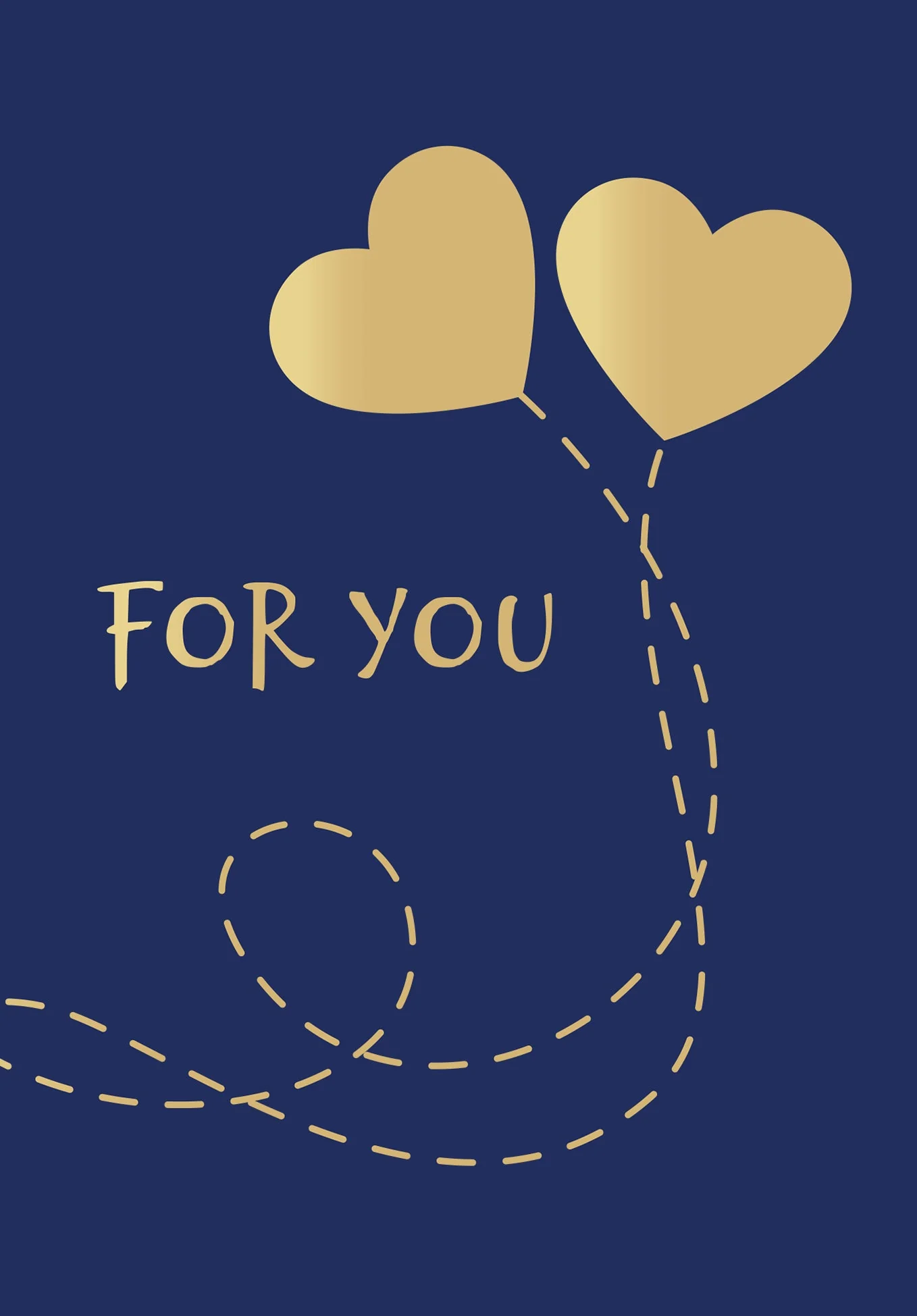 For you - Hearts Blue Gold PDF - Image 2