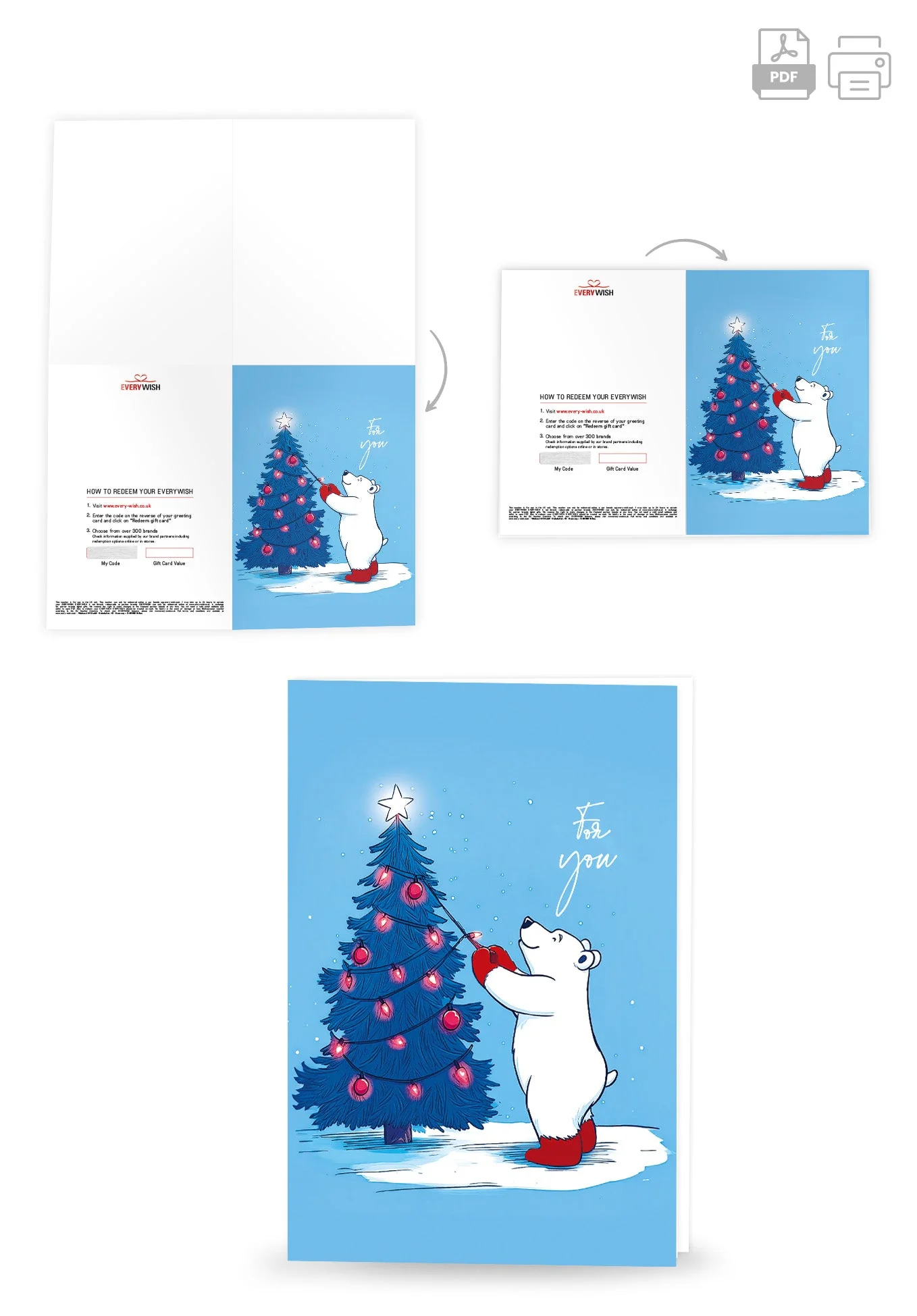 For you - Polar Bear Christmas Tree PDF - Image 4