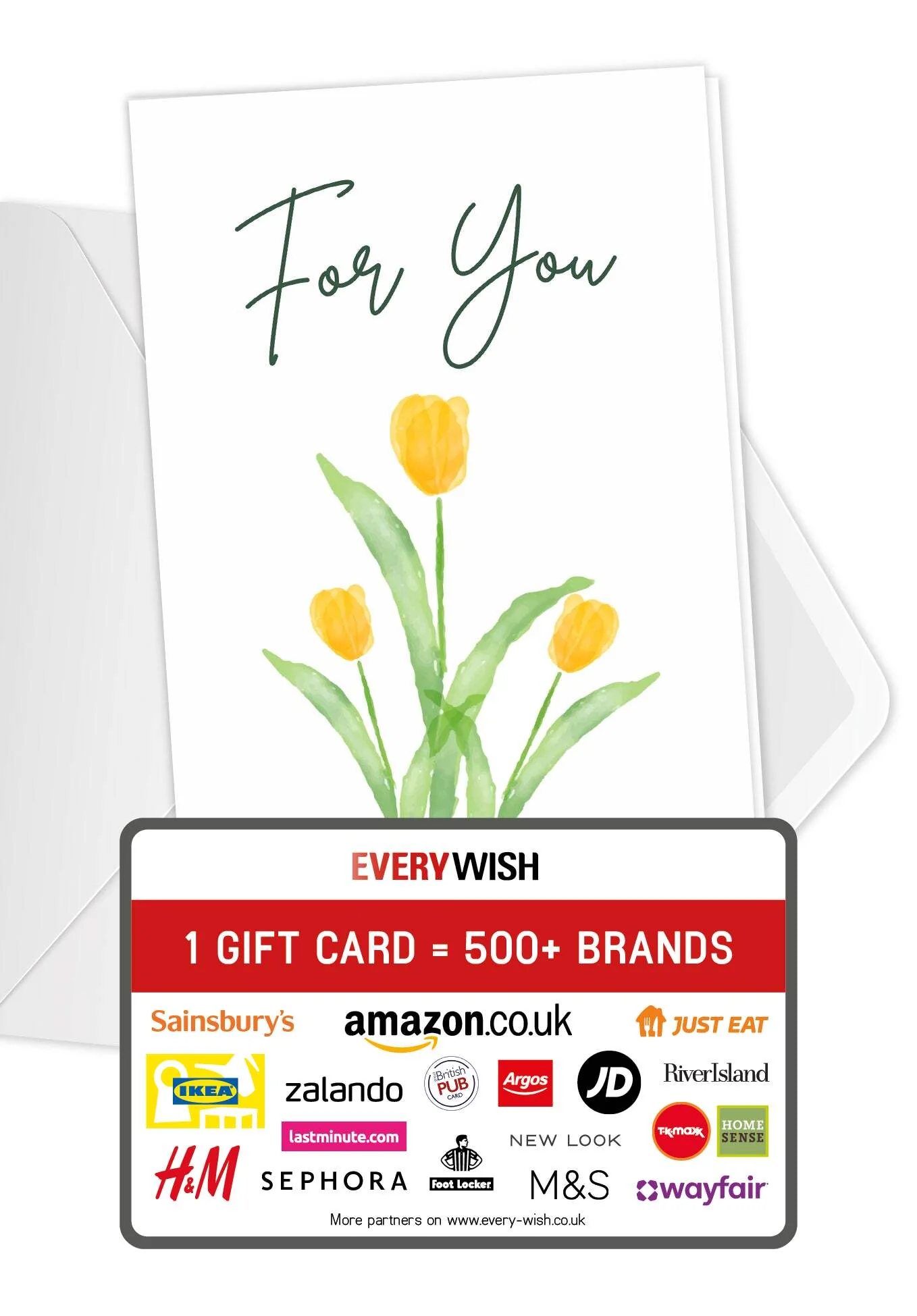 For you - Tulips watercolour PDF
