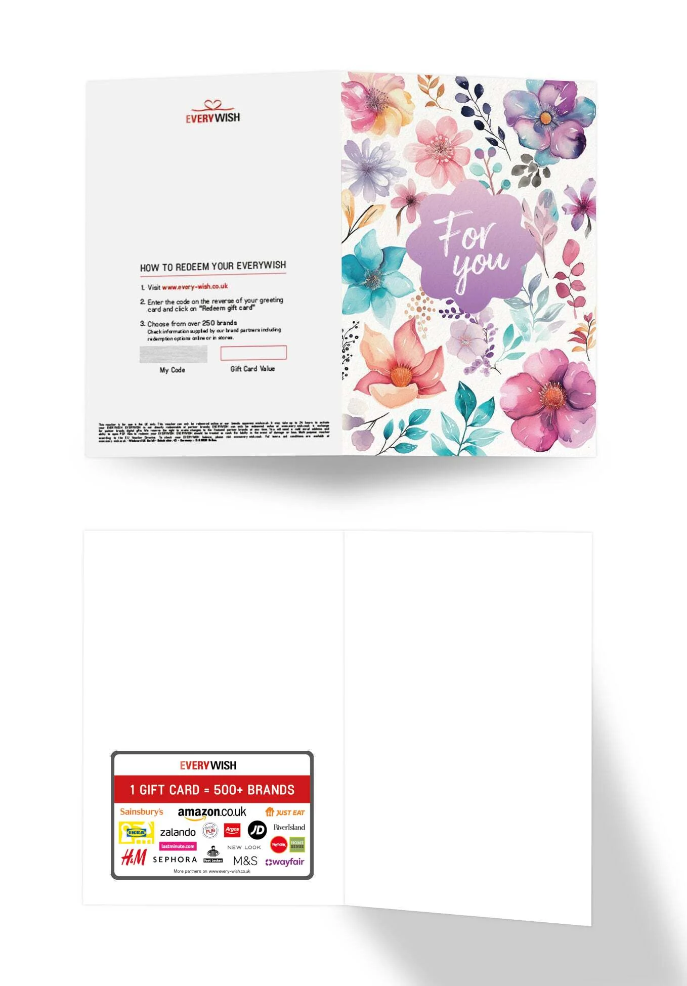 For you - Watercolour Flowers PDF - Image 3