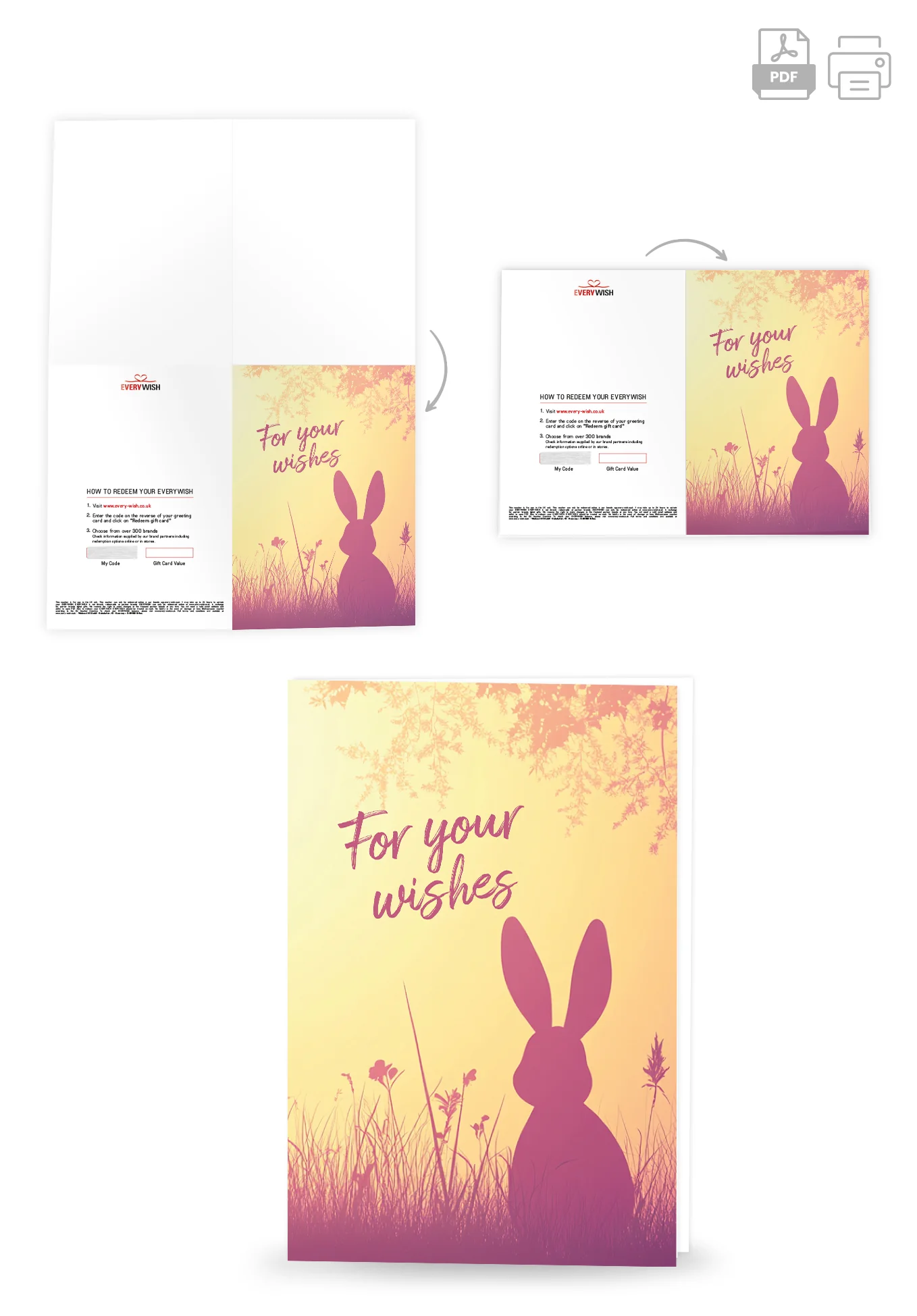 For your Wishes - Bunny Silhouette - Image 4
