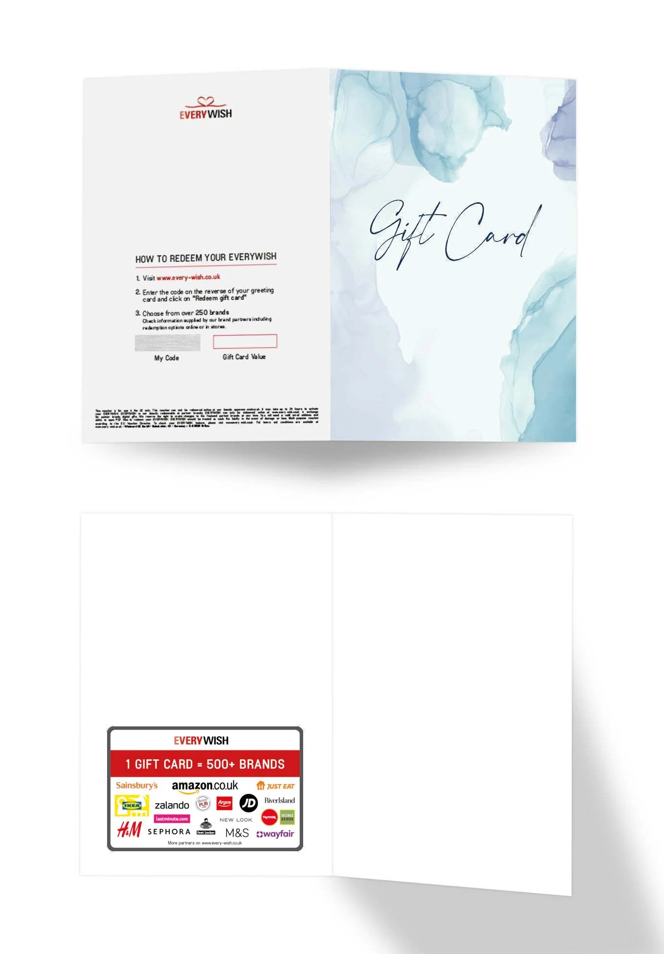 Gift Card - Watercolour Blue PDF - Image 3