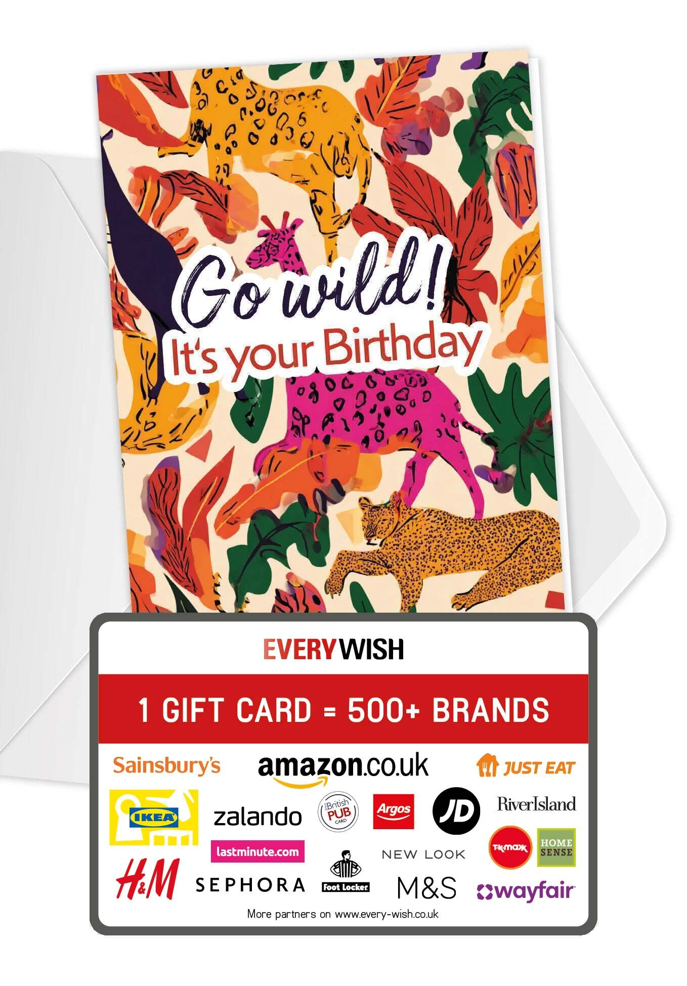 Go wild! Birthday - Colourful Animals