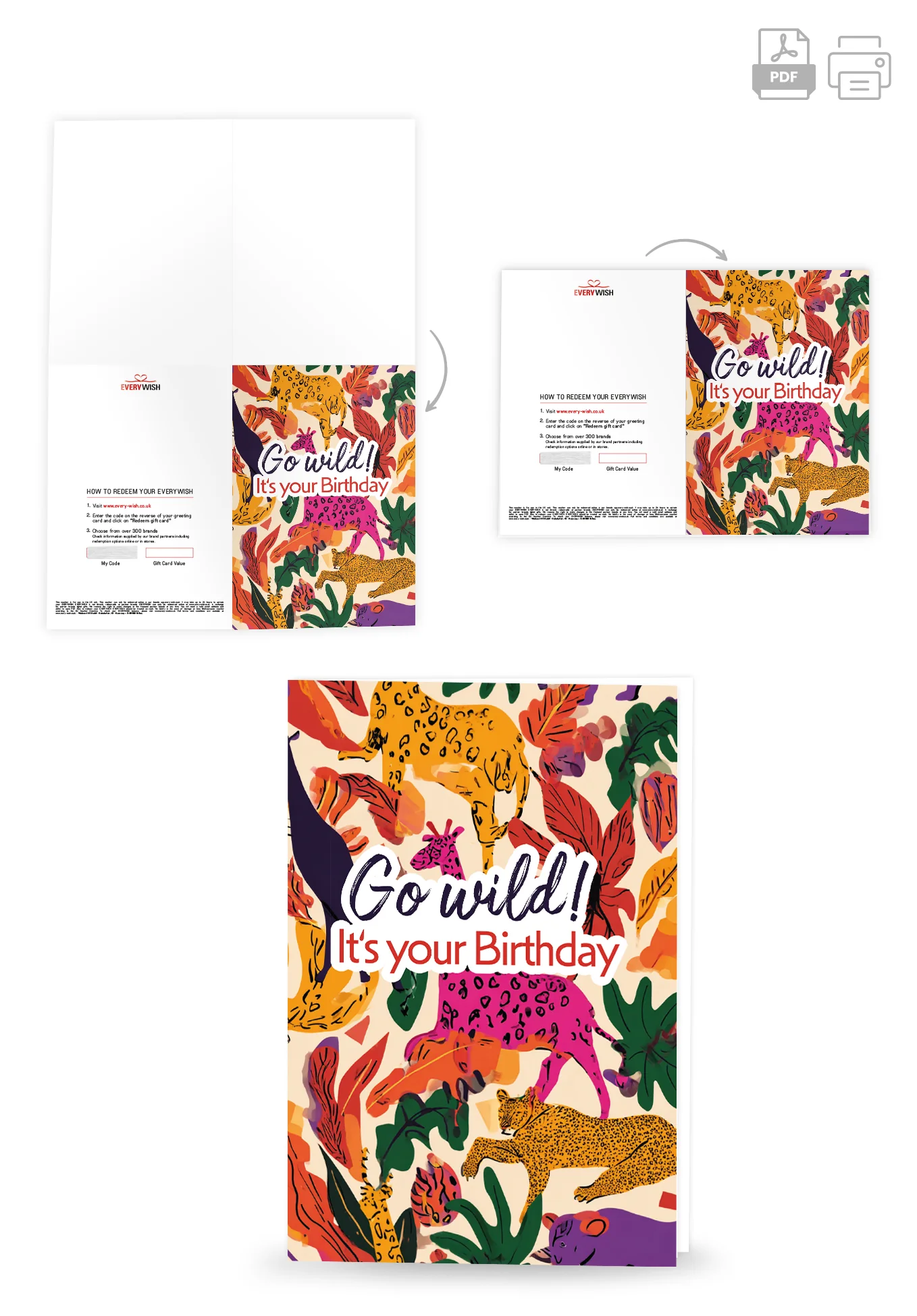 Go wild! Birthday - Colourful Animals - Image 4