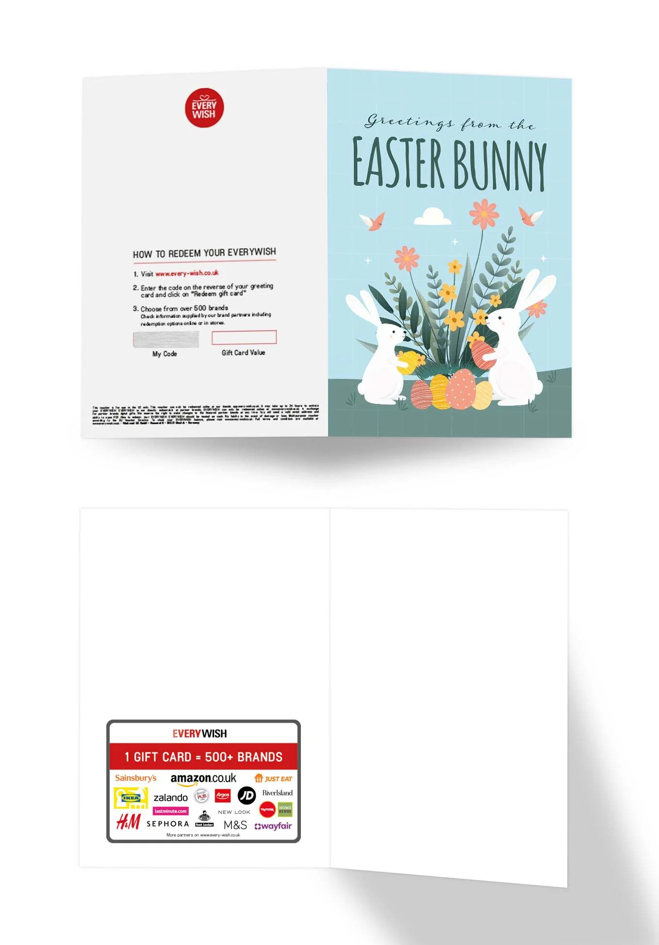 Greetings from the Easter Bunny - Bunnies and flowers PDF - Image 3