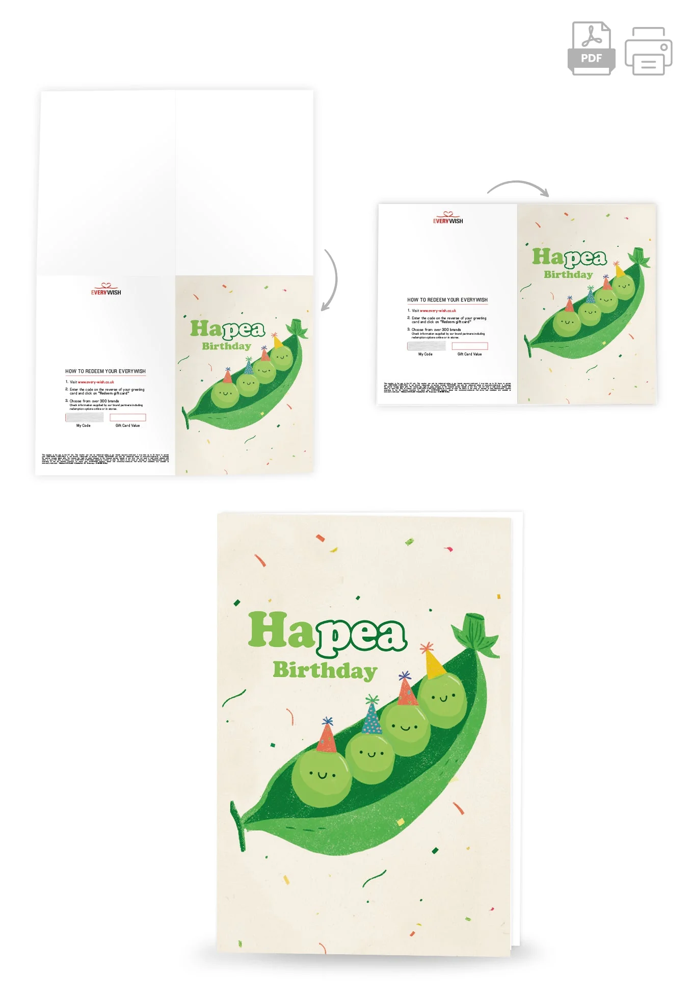 Hapea Birthday - Peas PDF - Image 4