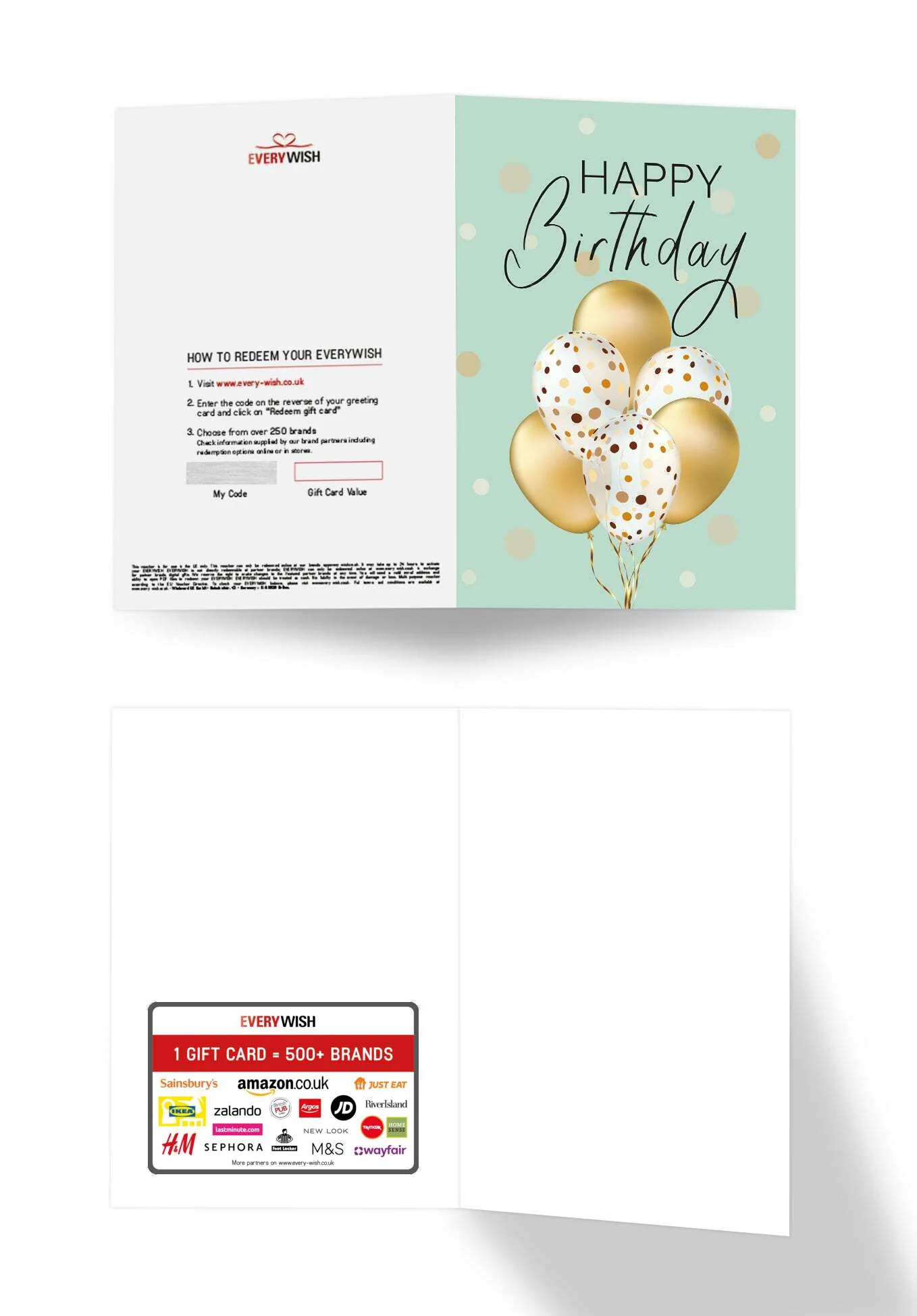 Happy Birthday - Balloons Gold PDF - Image 3