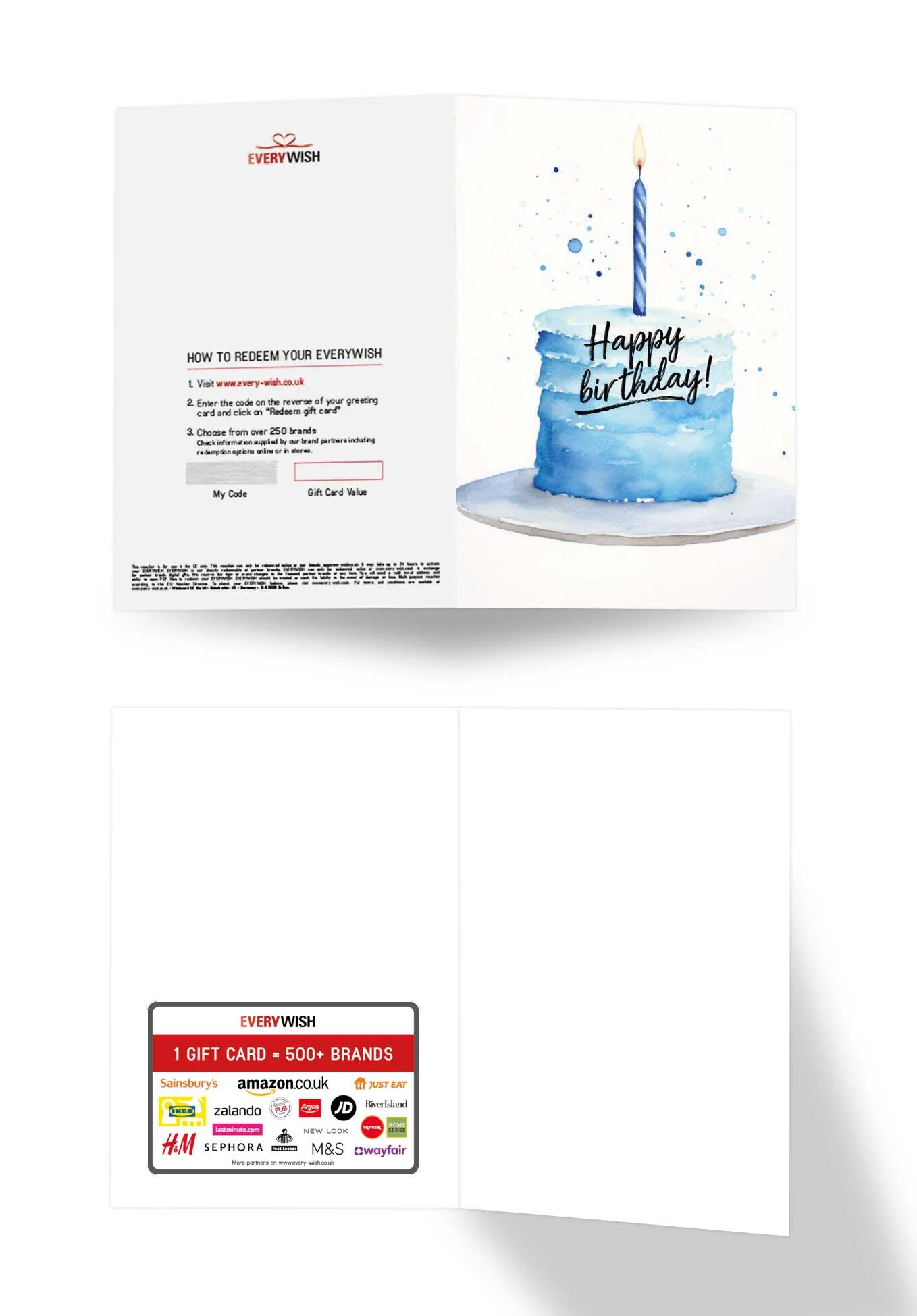 Happy Birthday - Blue cake PDF - Image 3