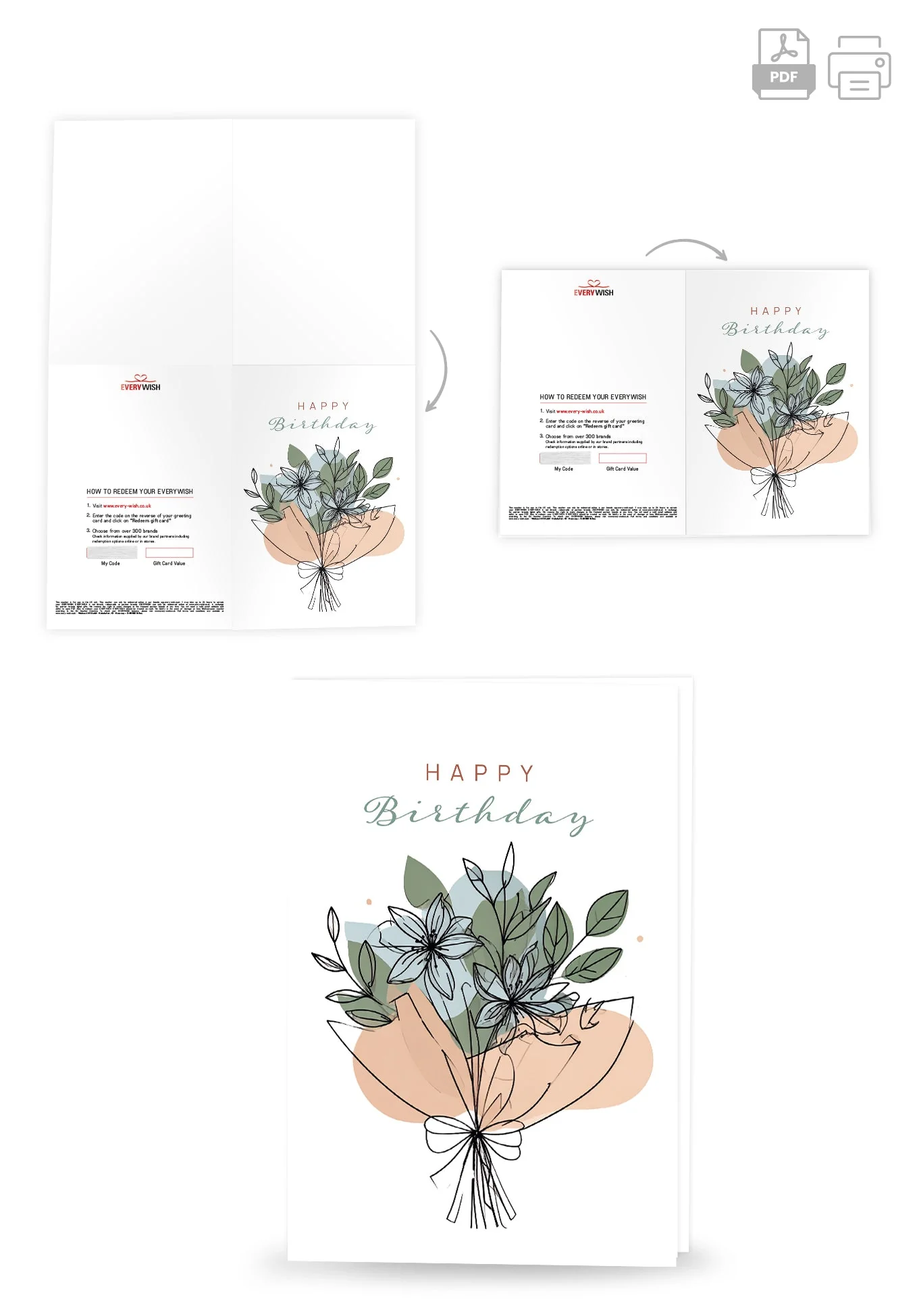 Happy Birthday - Bouquet PDF - Image 4