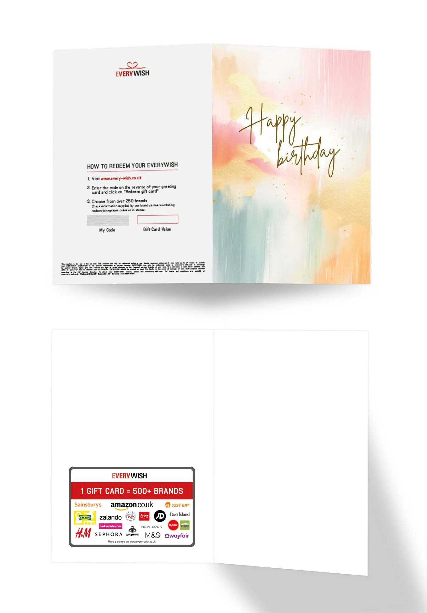 Happy Birthday - Colourful watercolour - Image 3