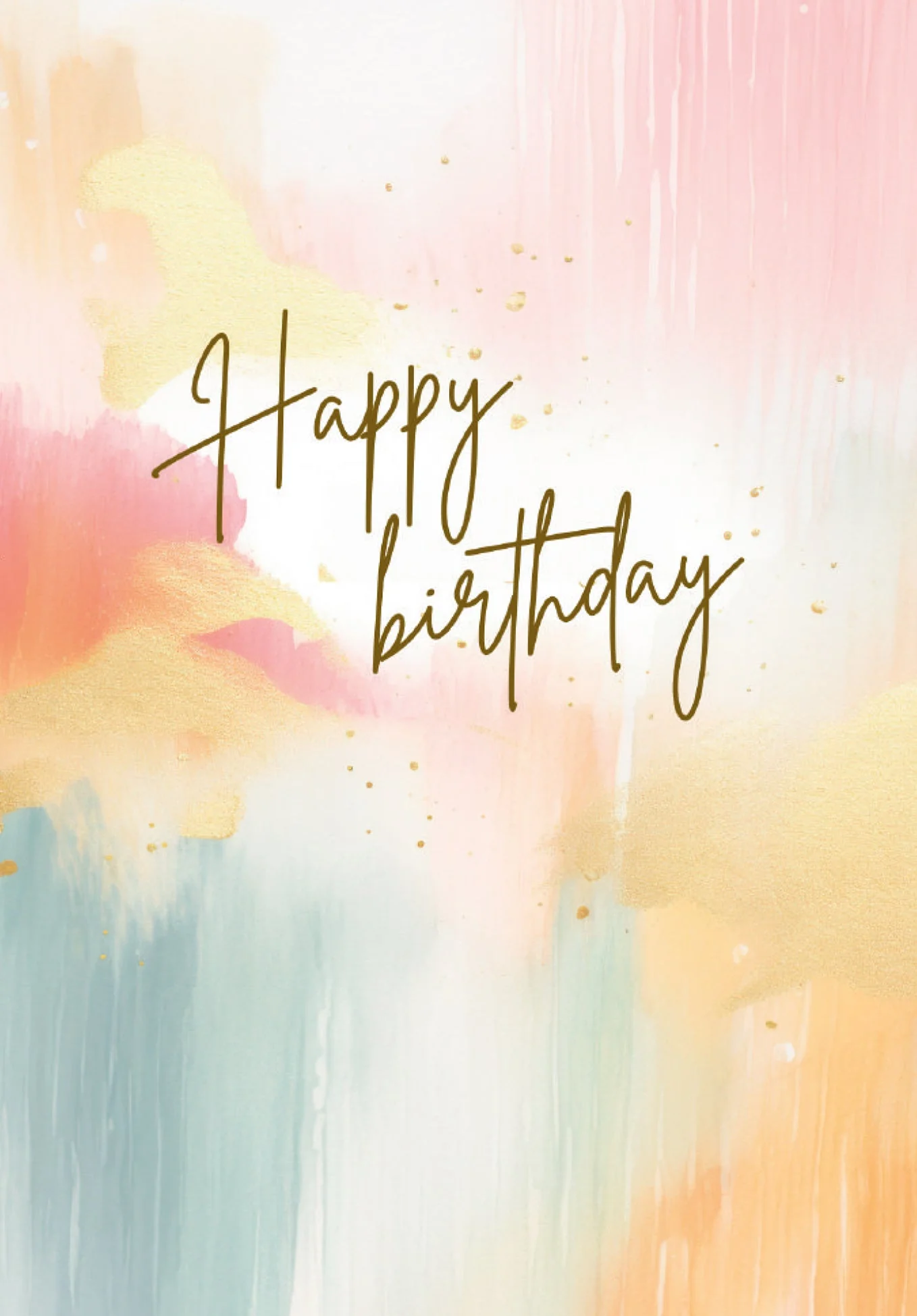 Happy Birthday - Colourful watercolour PDF - Image 2