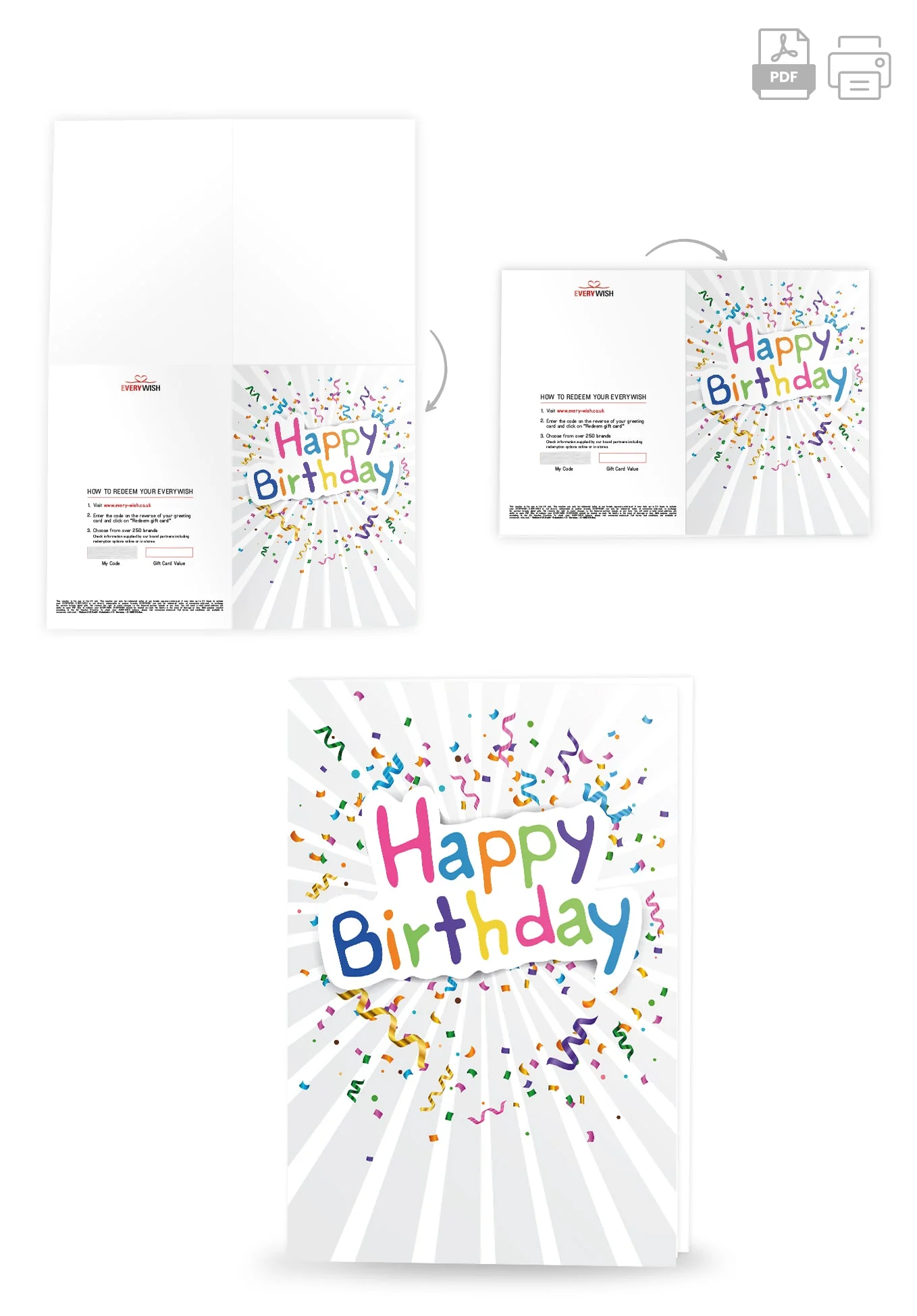 Happy Birthday - Confetti PDF - Image 4