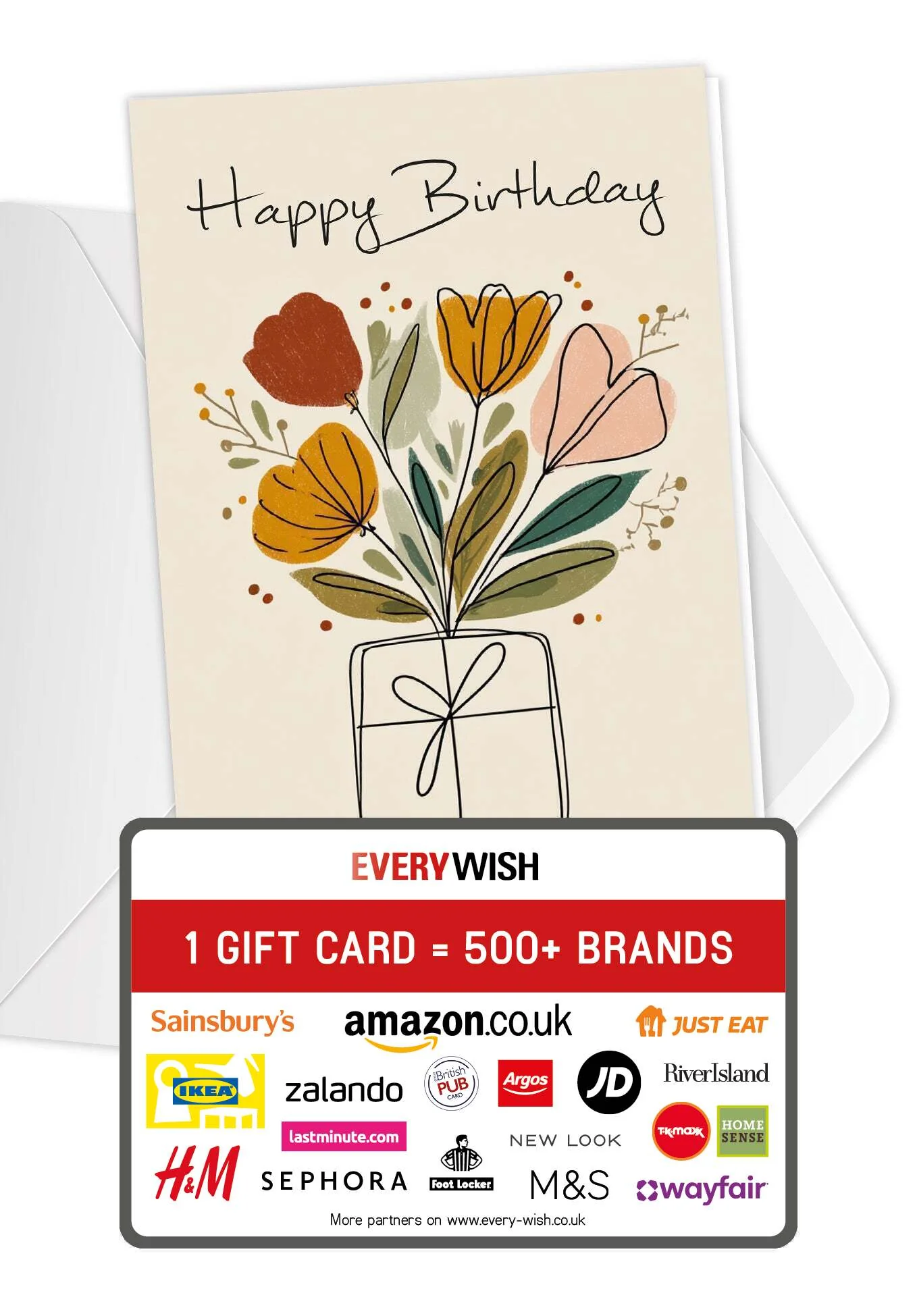 Happy Birthday - Gift flowers PDF