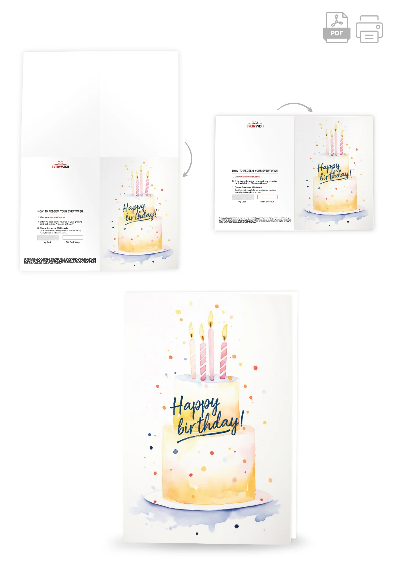 Happy Birthday - Yellow cake - Image 4