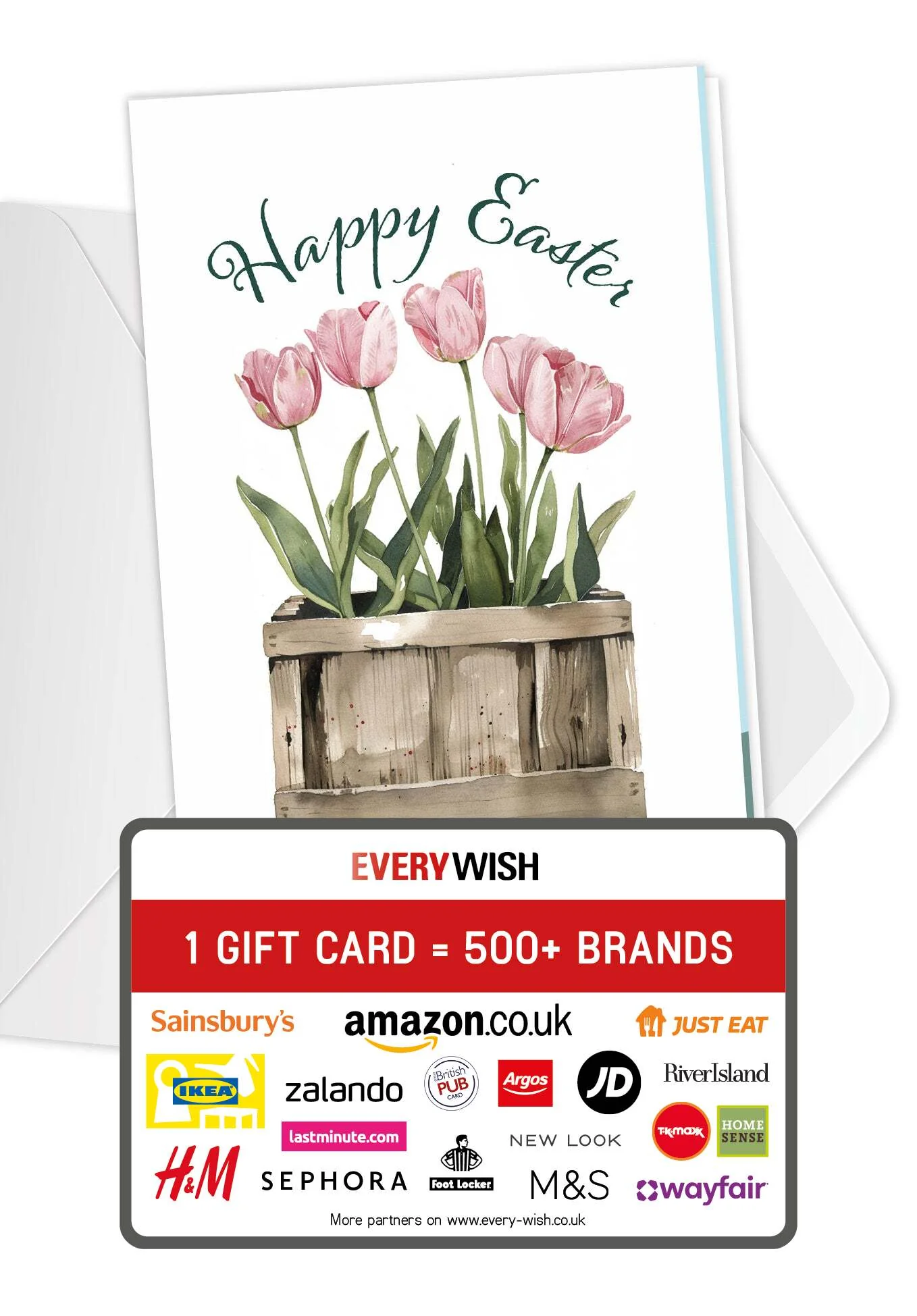 Happy Easter - Box of tulips PDF