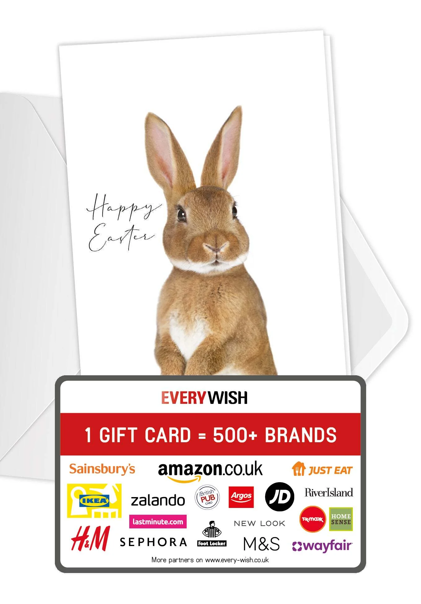 Happy Easter - Brown Rabbit PDF