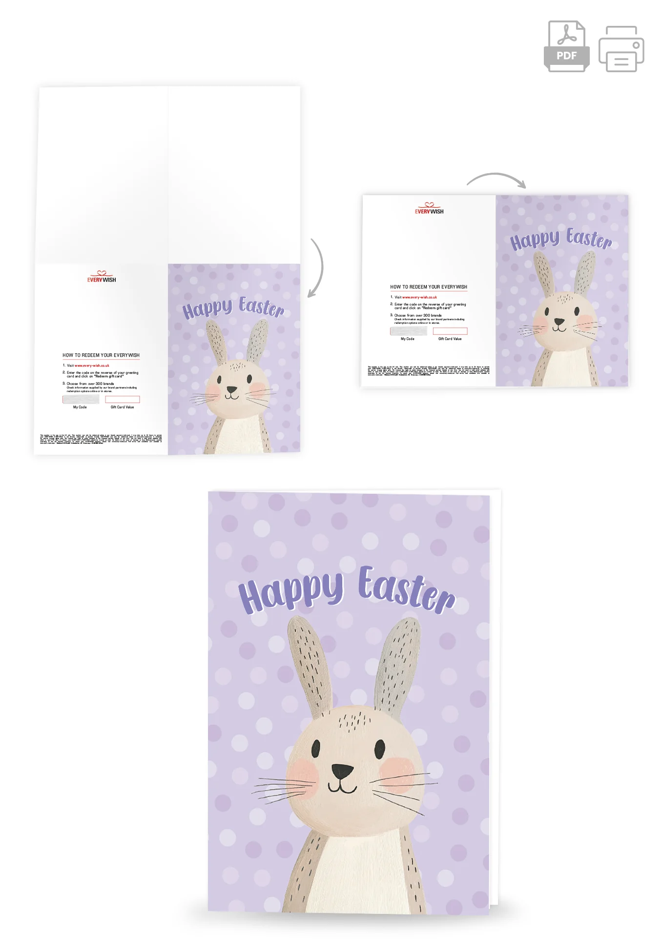 Happy Easter - Bunny Pastel Purple - Image 4