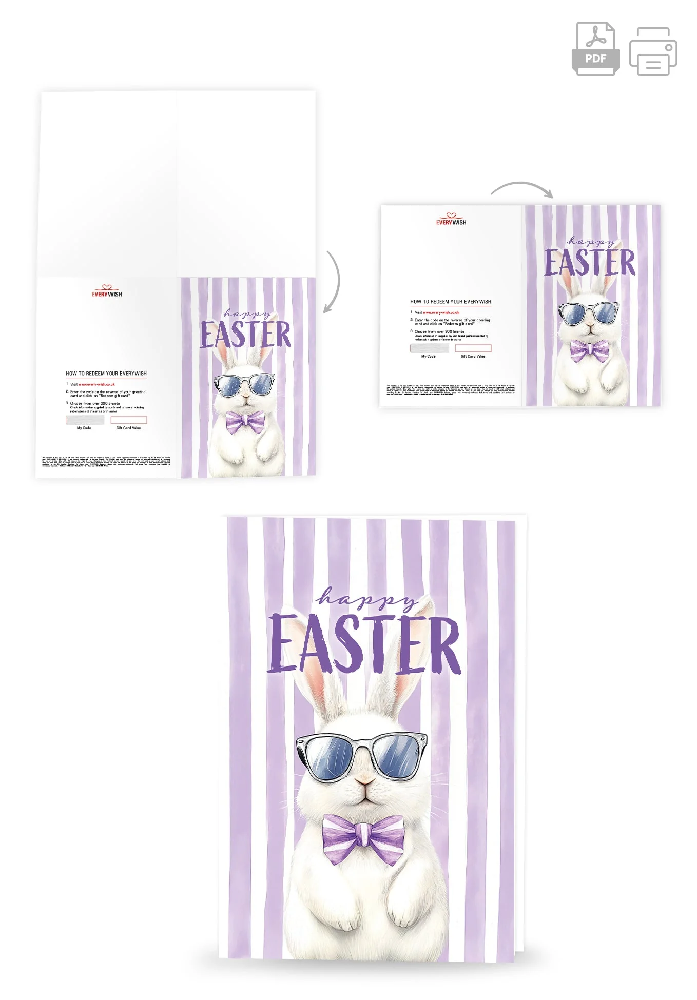 Happy Easter - Bunny Sunglasses PDF - Image 4