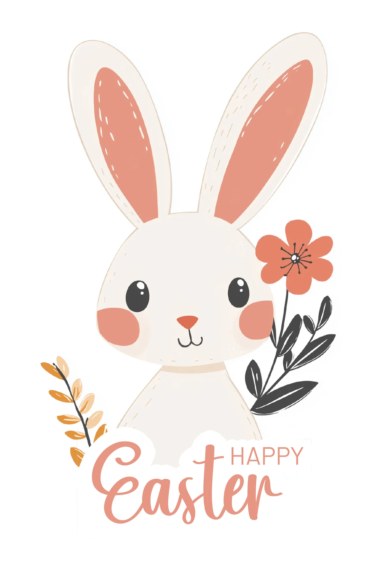 Happy Easter - Bunny White - Image 2