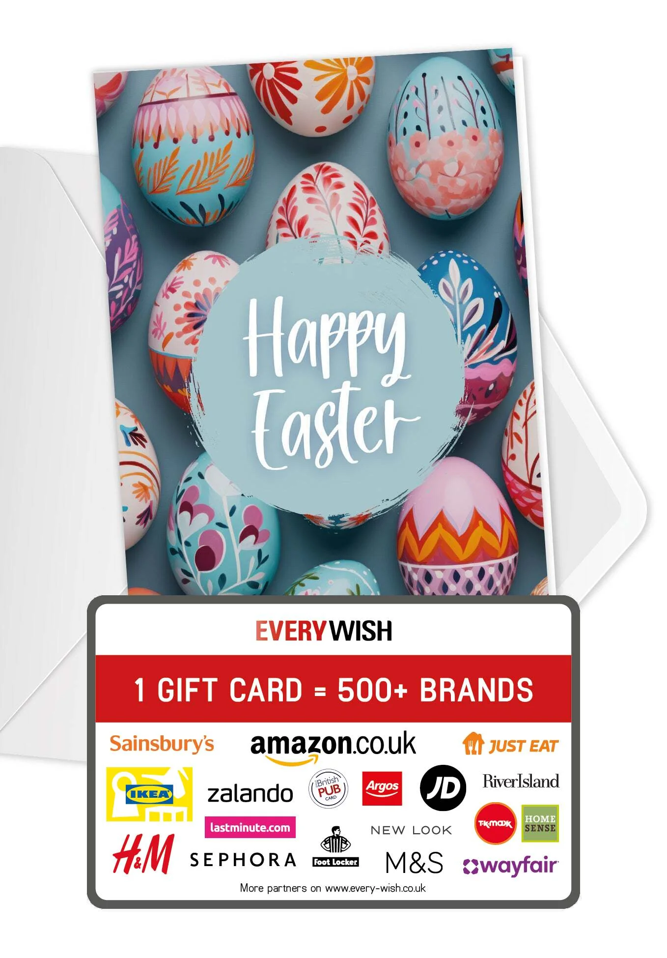 Happy Easter - Eggs Colourful PDF