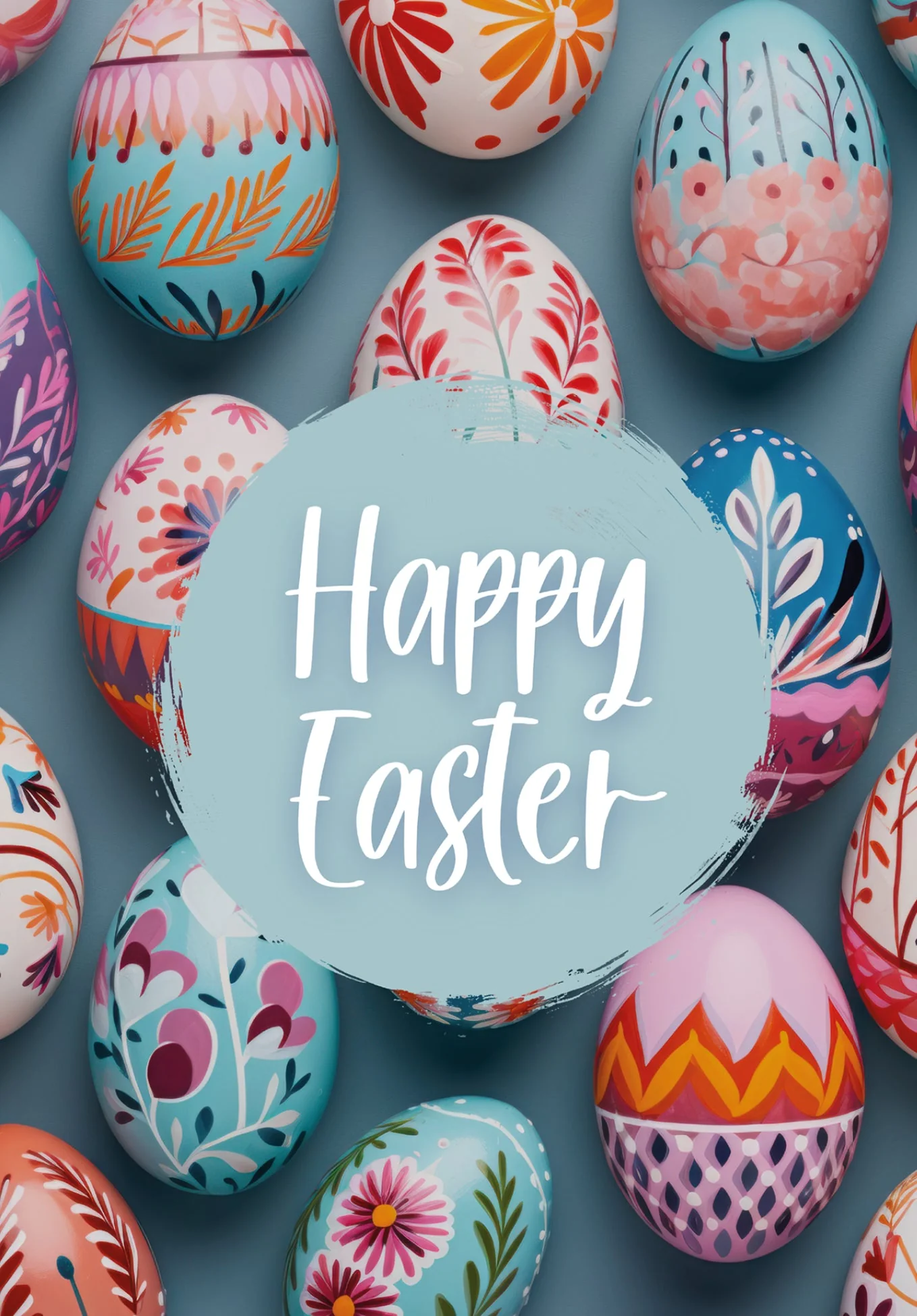 Happy Easter - Eggs Colourful PDF - Image 2