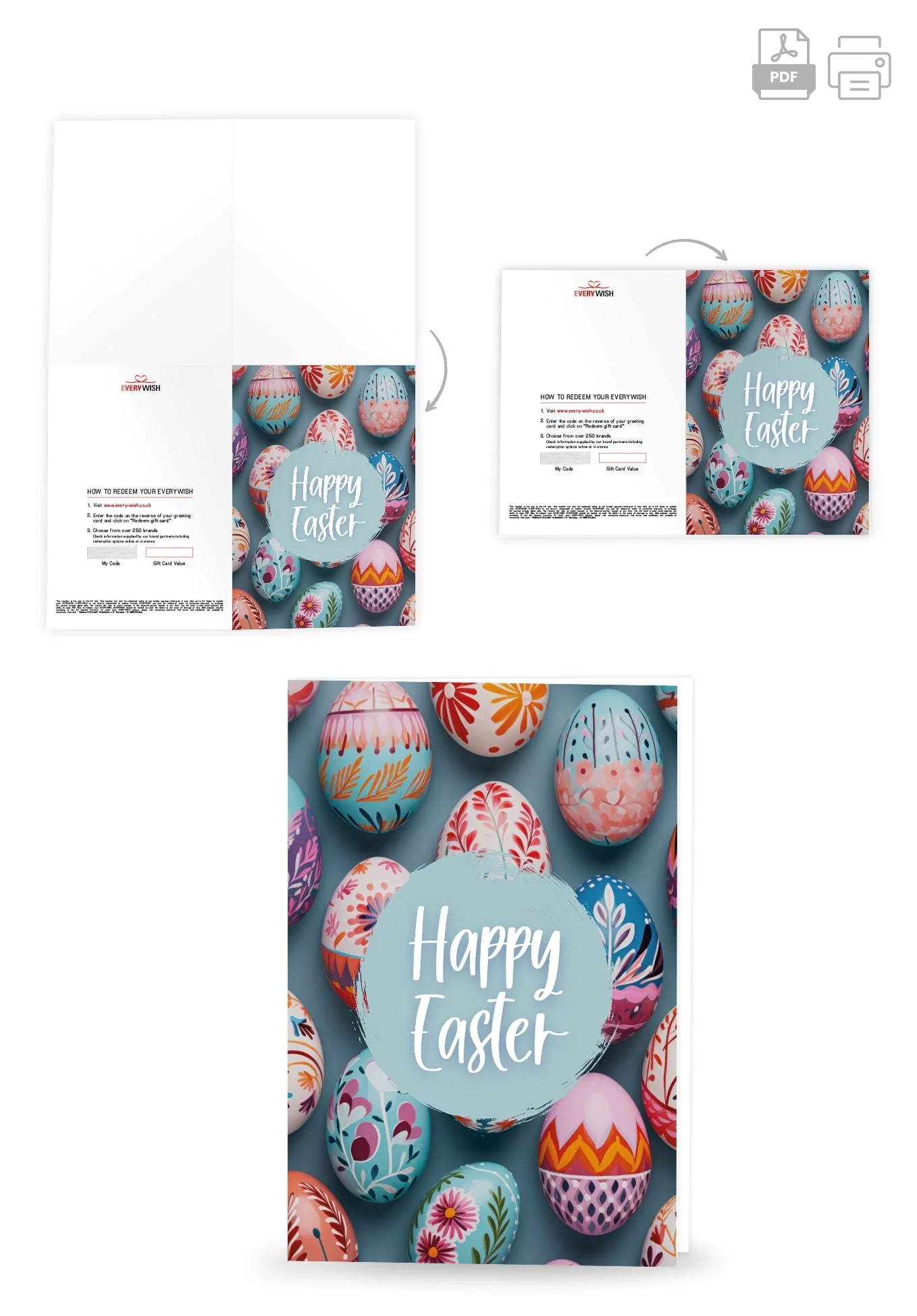 Happy Easter - Eggs Colourful PDF - Image 4