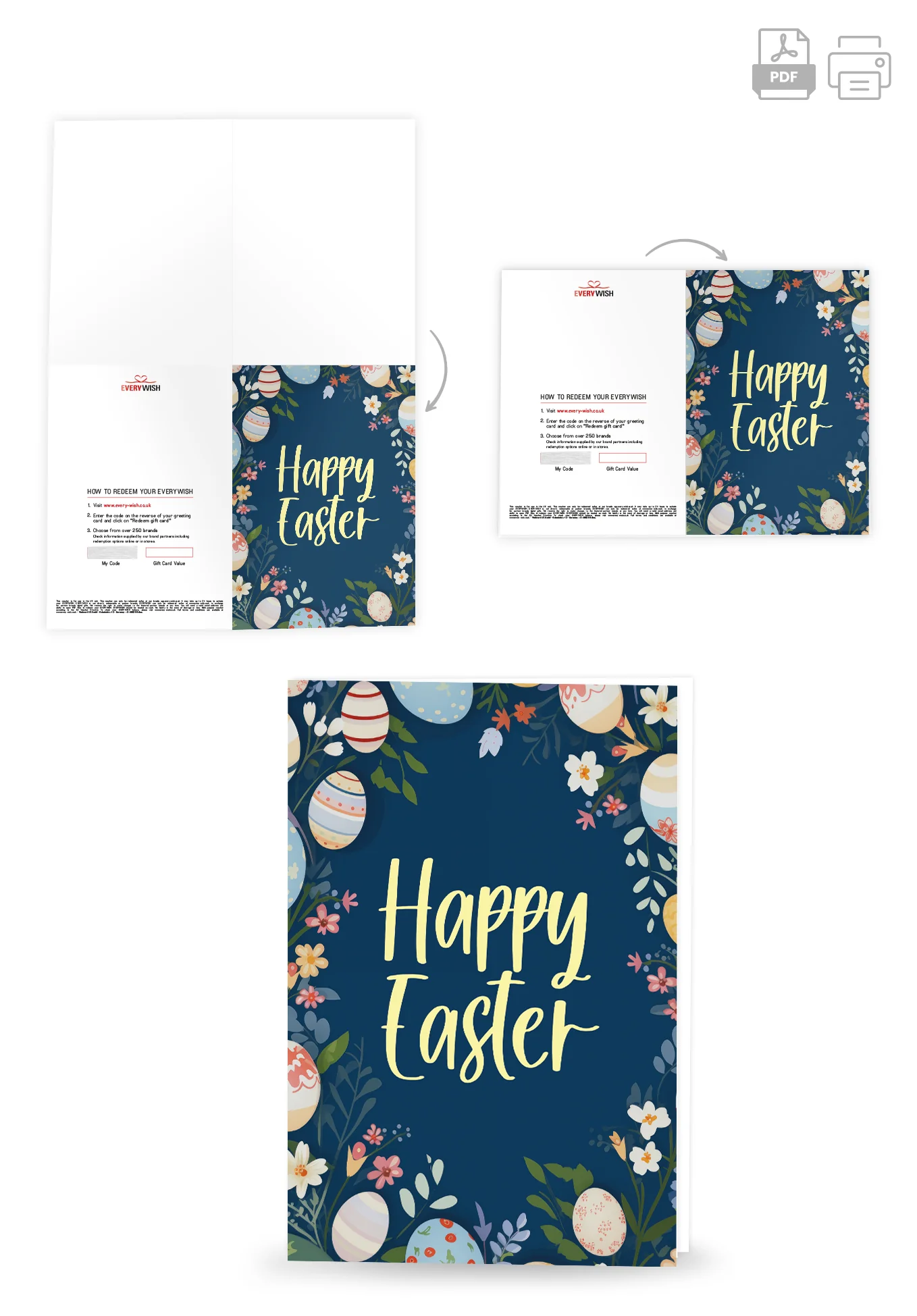 Happy Easter - Eggs Flowers - Image 4
