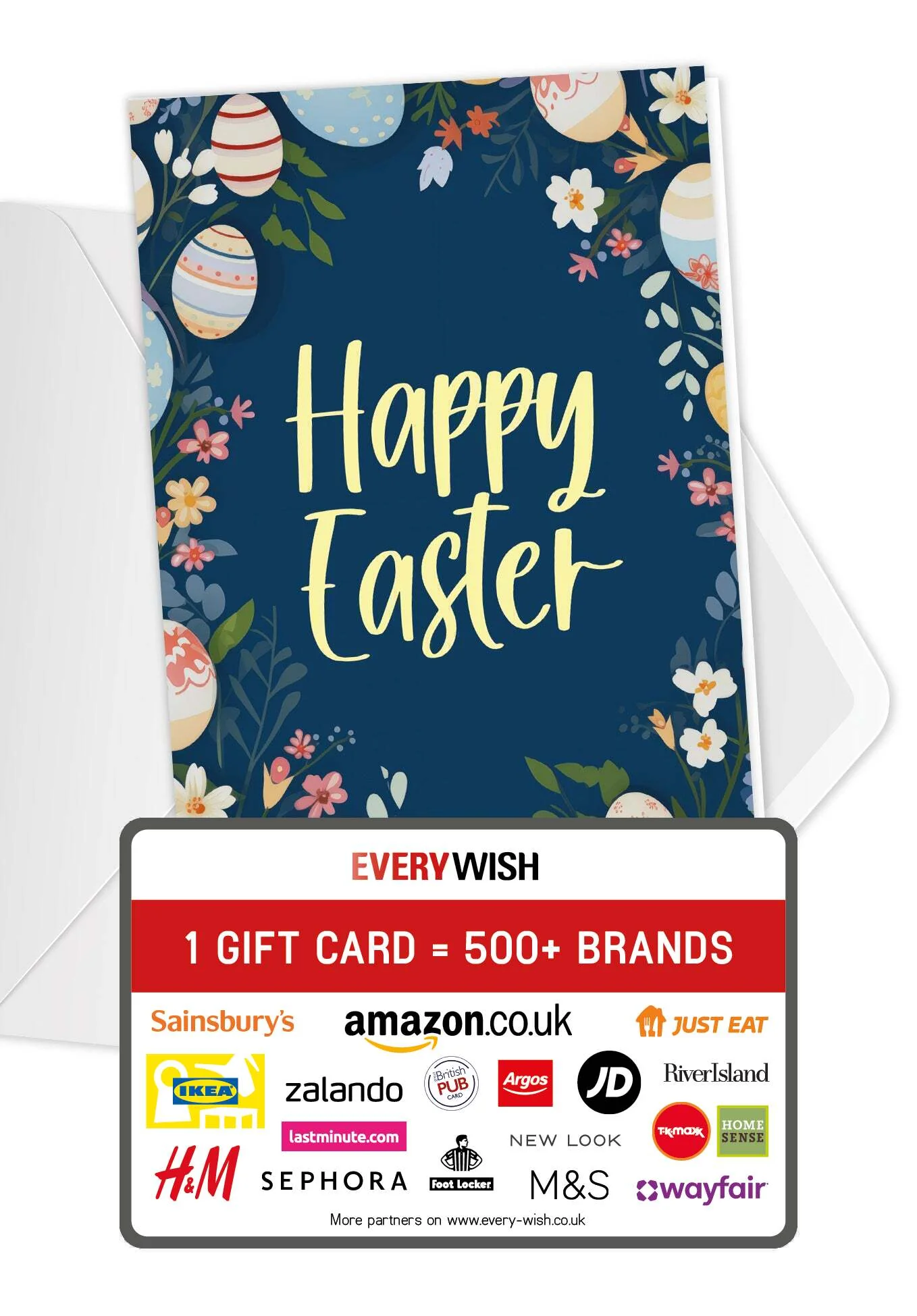 Happy Easter - Eggs Flowers PDF
