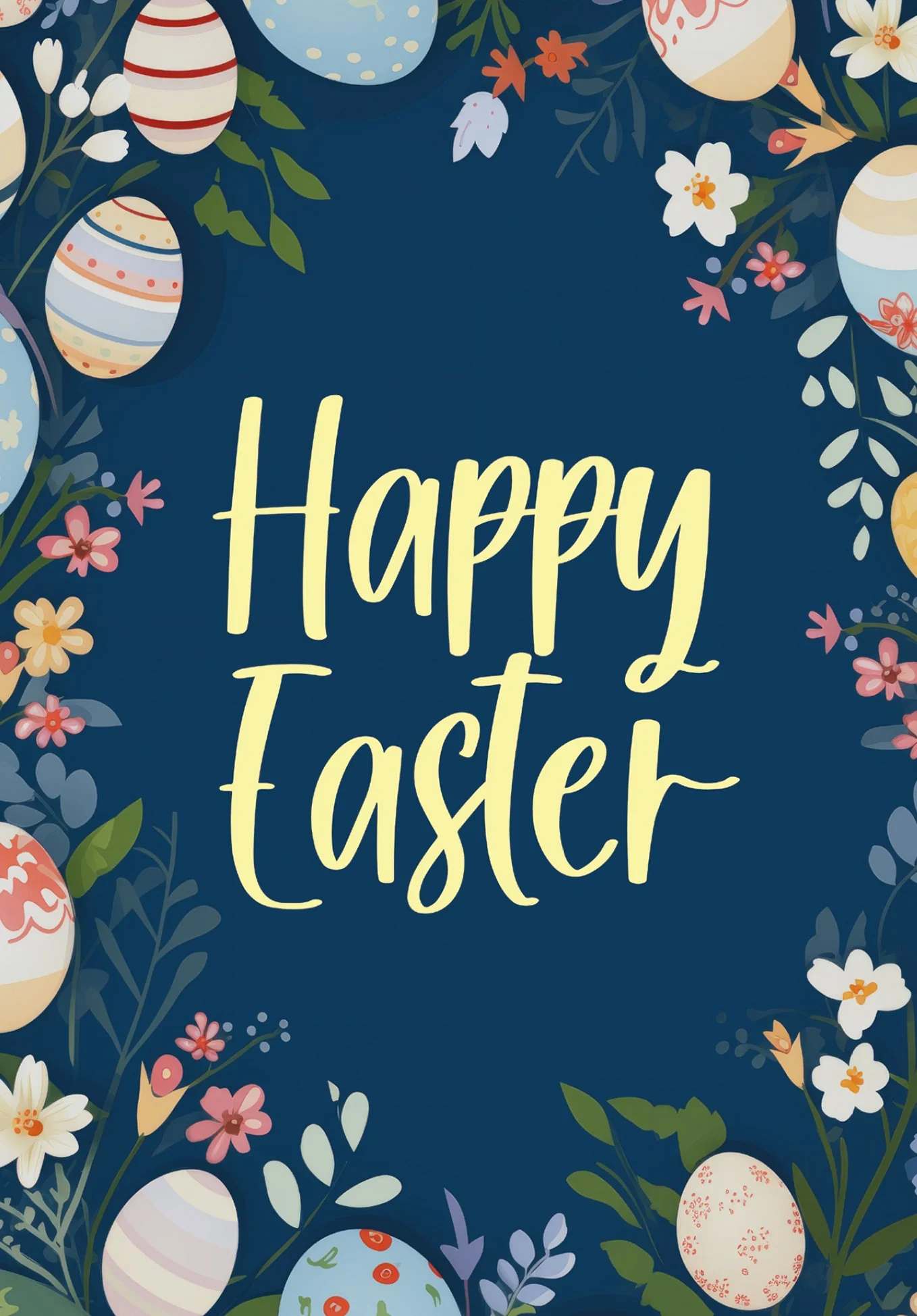 Happy Easter - Eggs Flowers PDF - Image 2