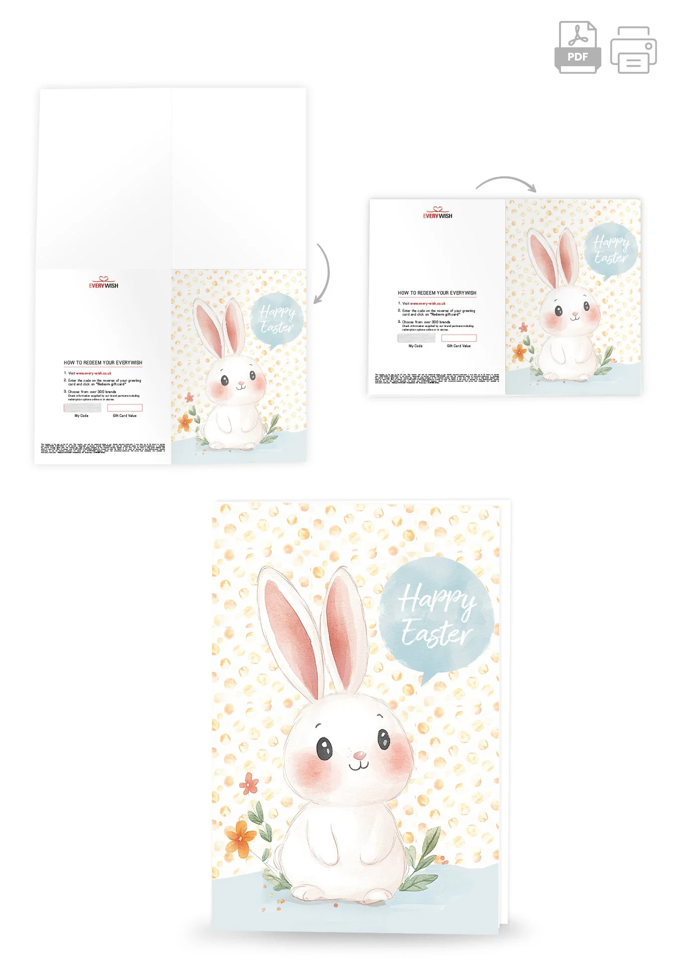 Happy Easter - Speech Bubble PDF - Image 4