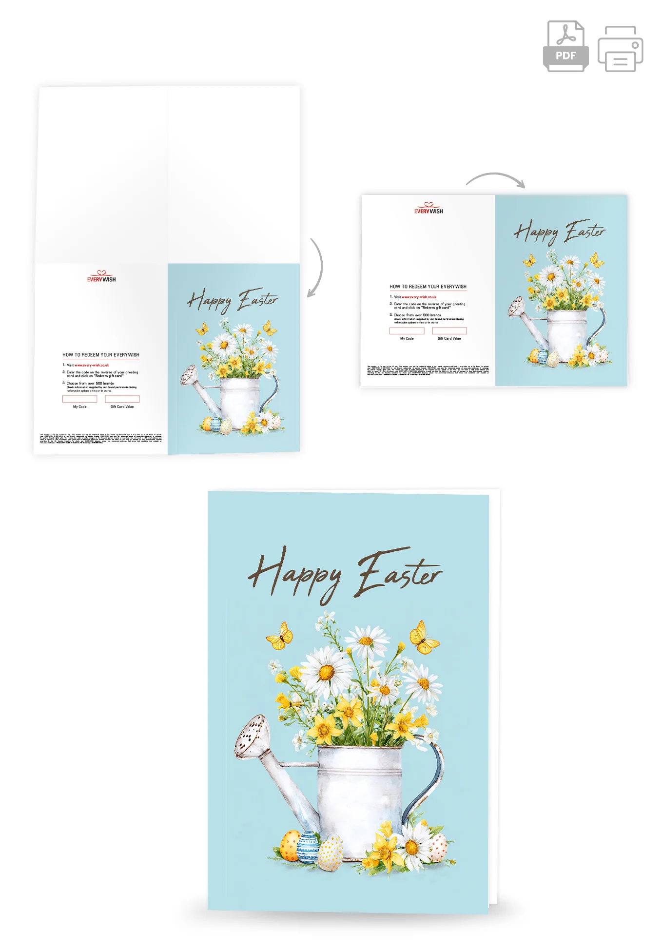 Happy Easter - Watering can - Image 4